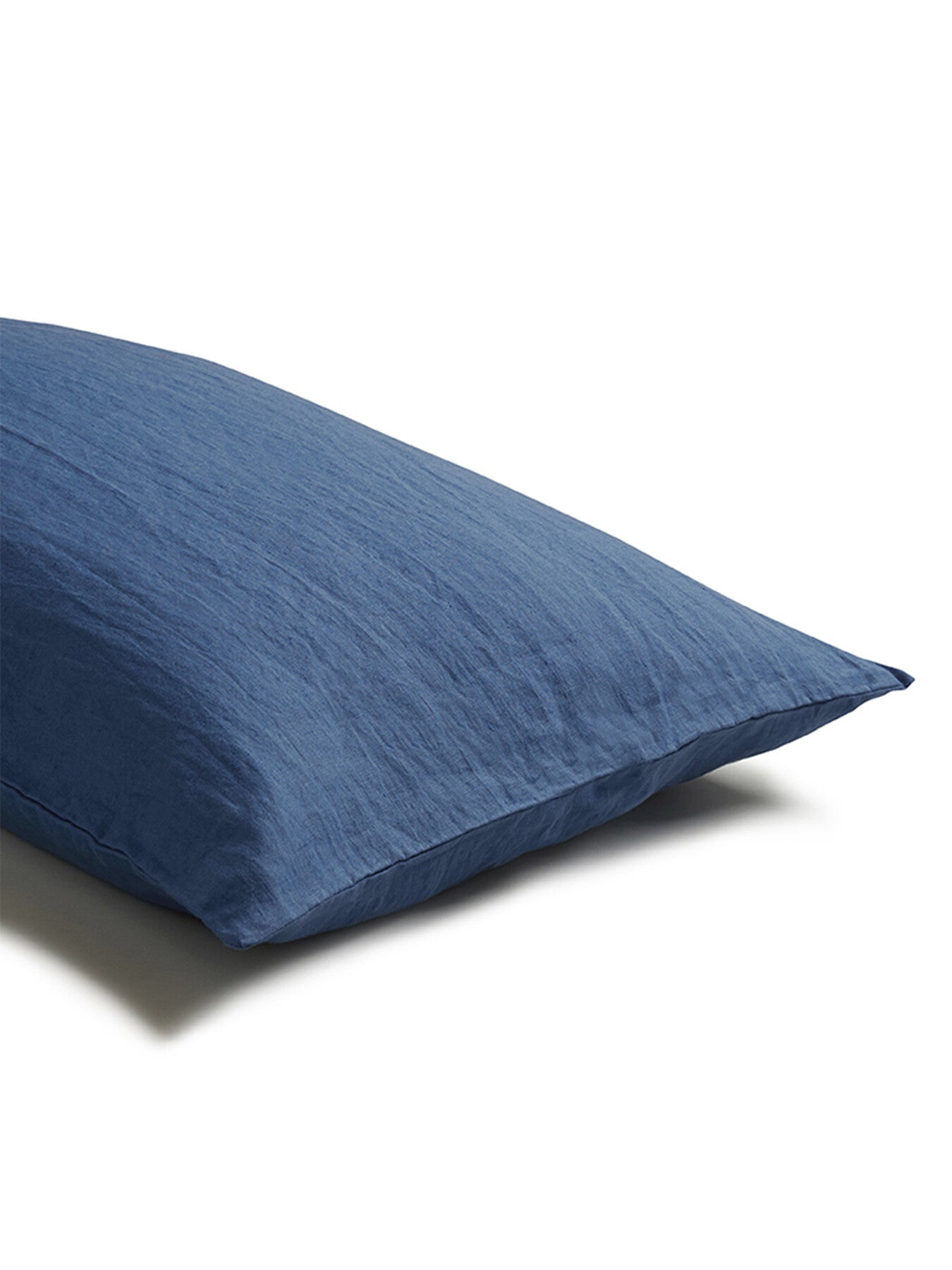 Plain Linen Blend Pillowcase Pair