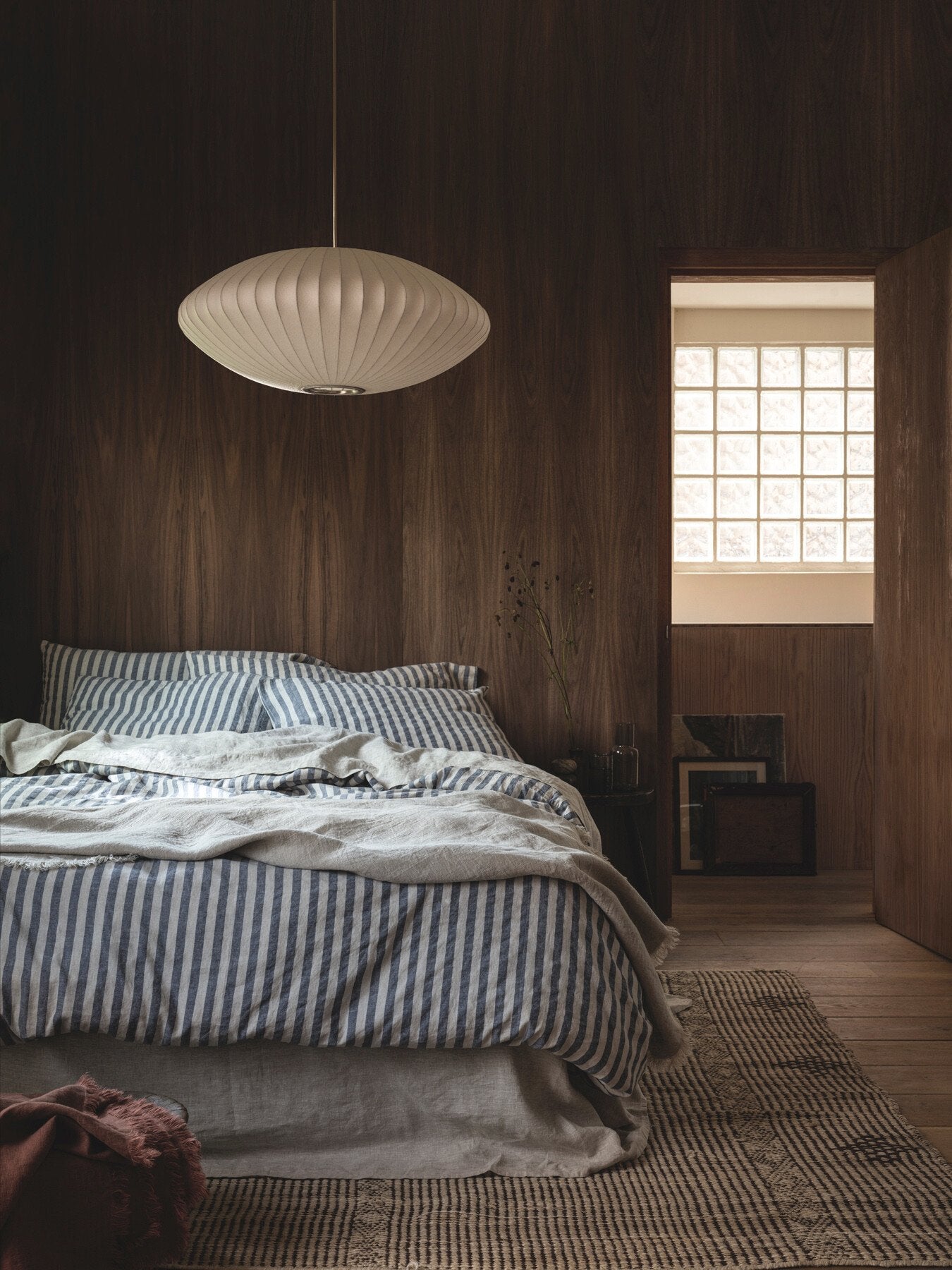 Pembroke Stripe Linen Blend Duvet Cover