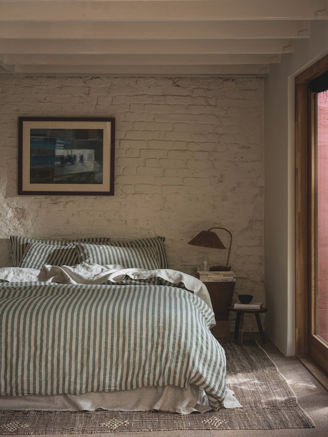 Pembroke Stripe Linen Blend Duvet Cover