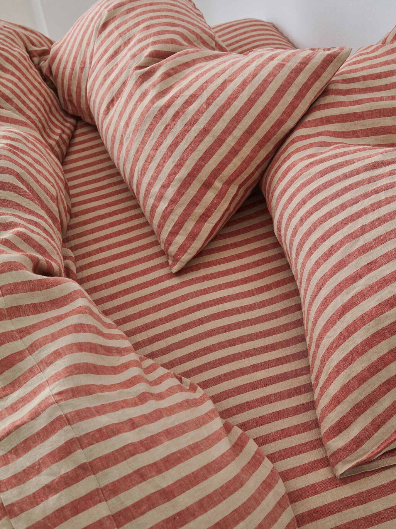 Pembroke Stripe Linen Blend Fitted Sheet