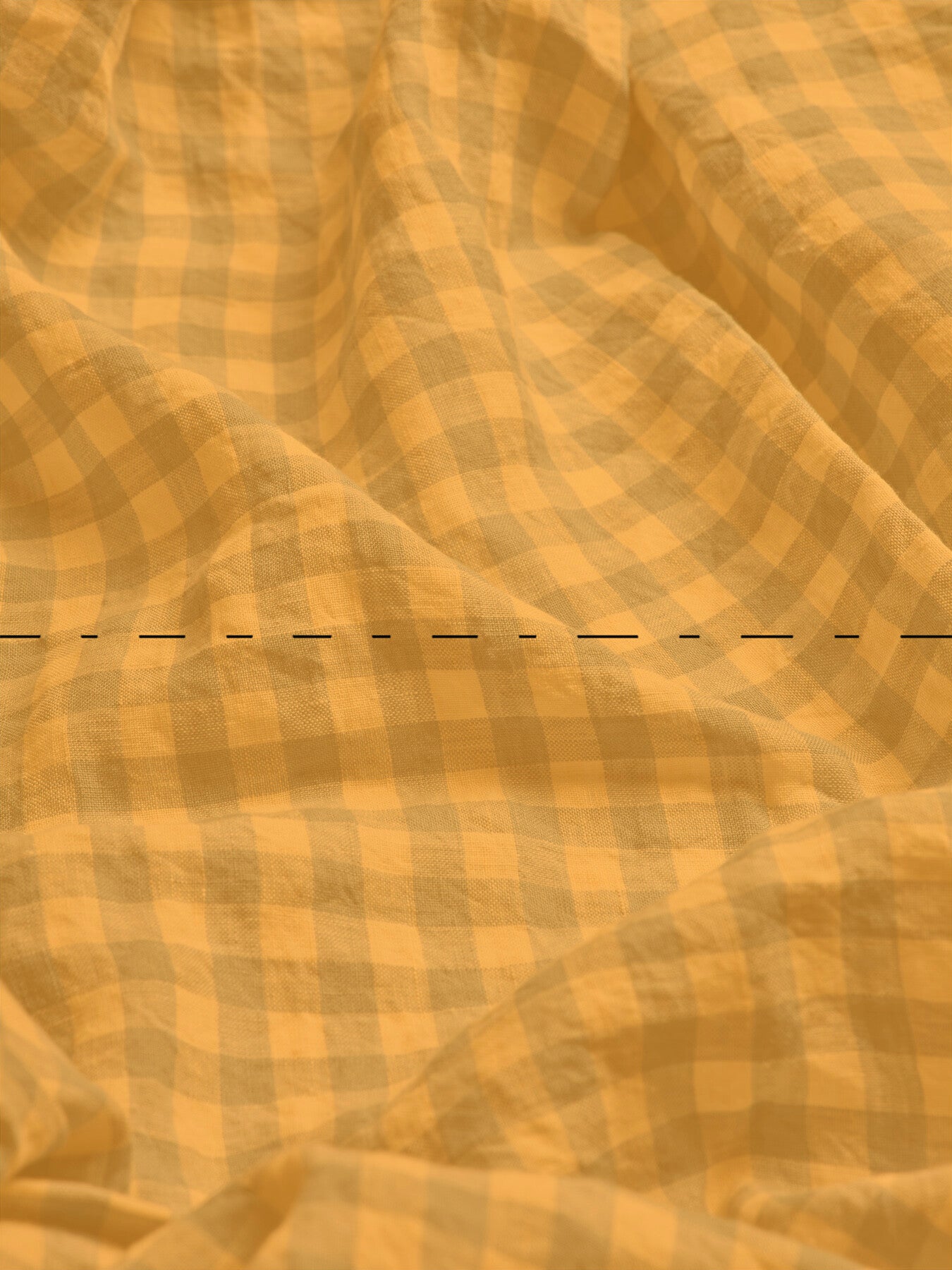 Gingham Linen Blend Duvet Cover