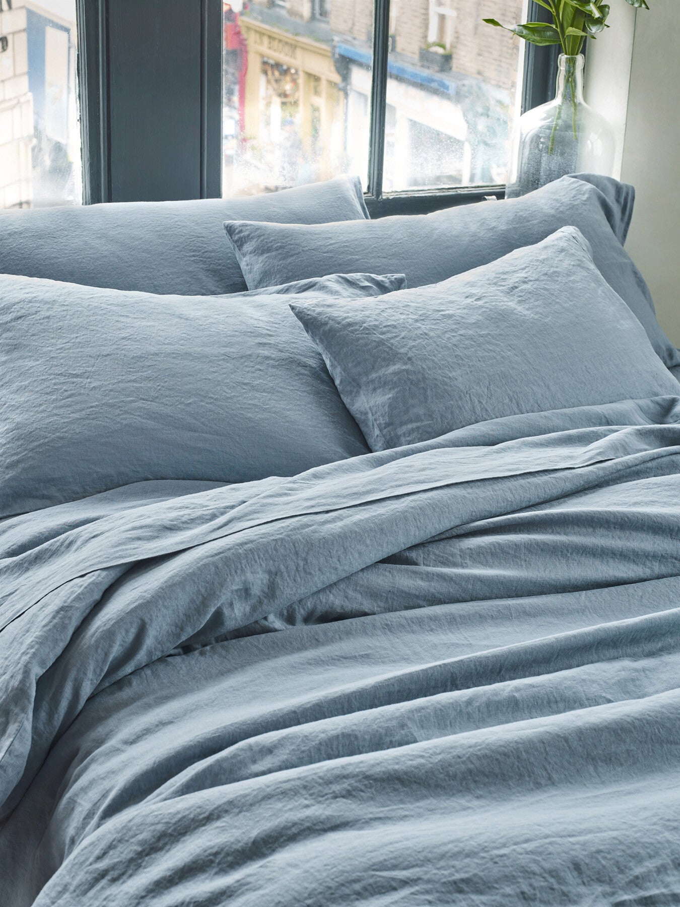 Plain Linen Duvet Cover