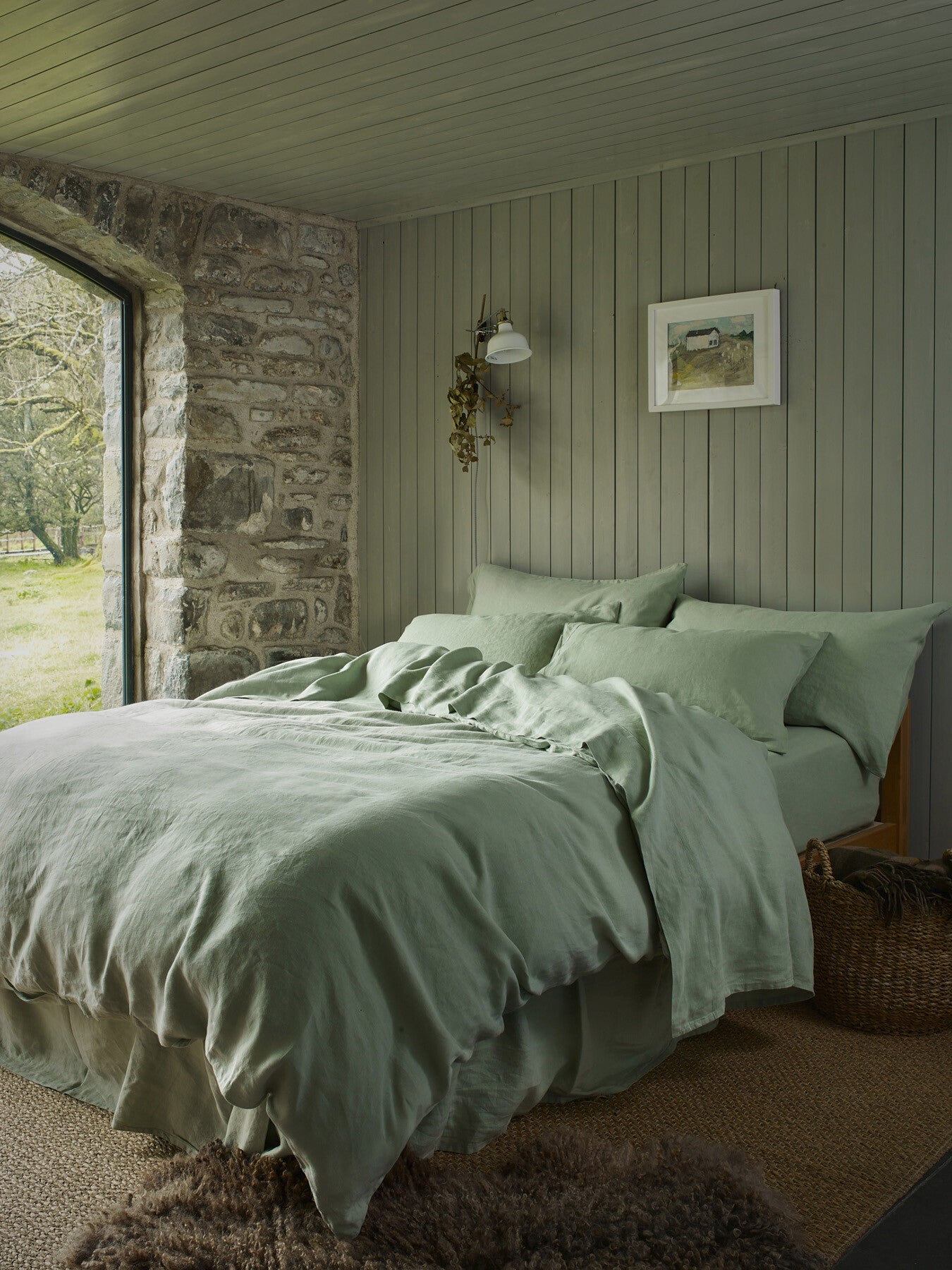 Plain Linen Duvet Cover