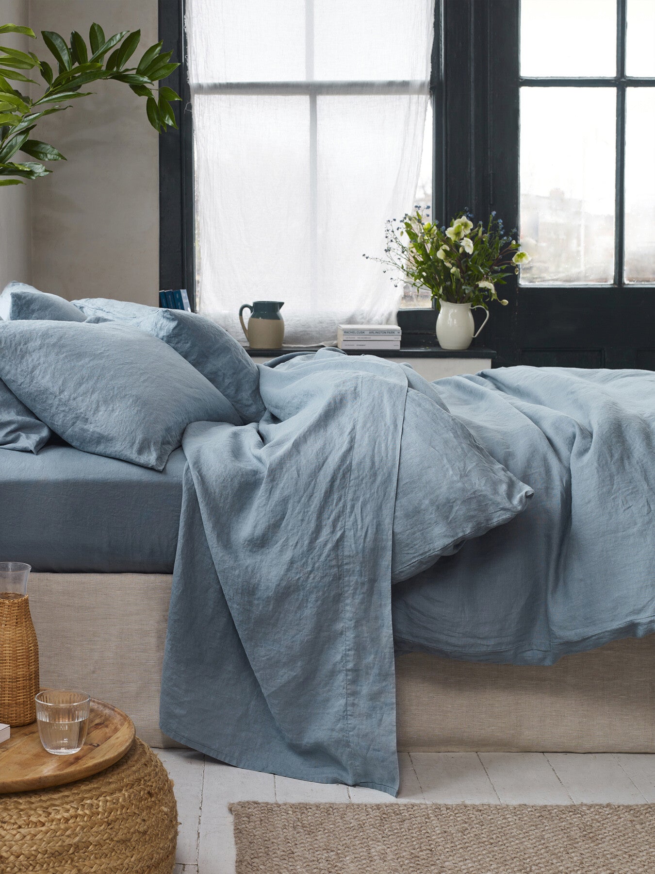Plain Linen Flat Sheet