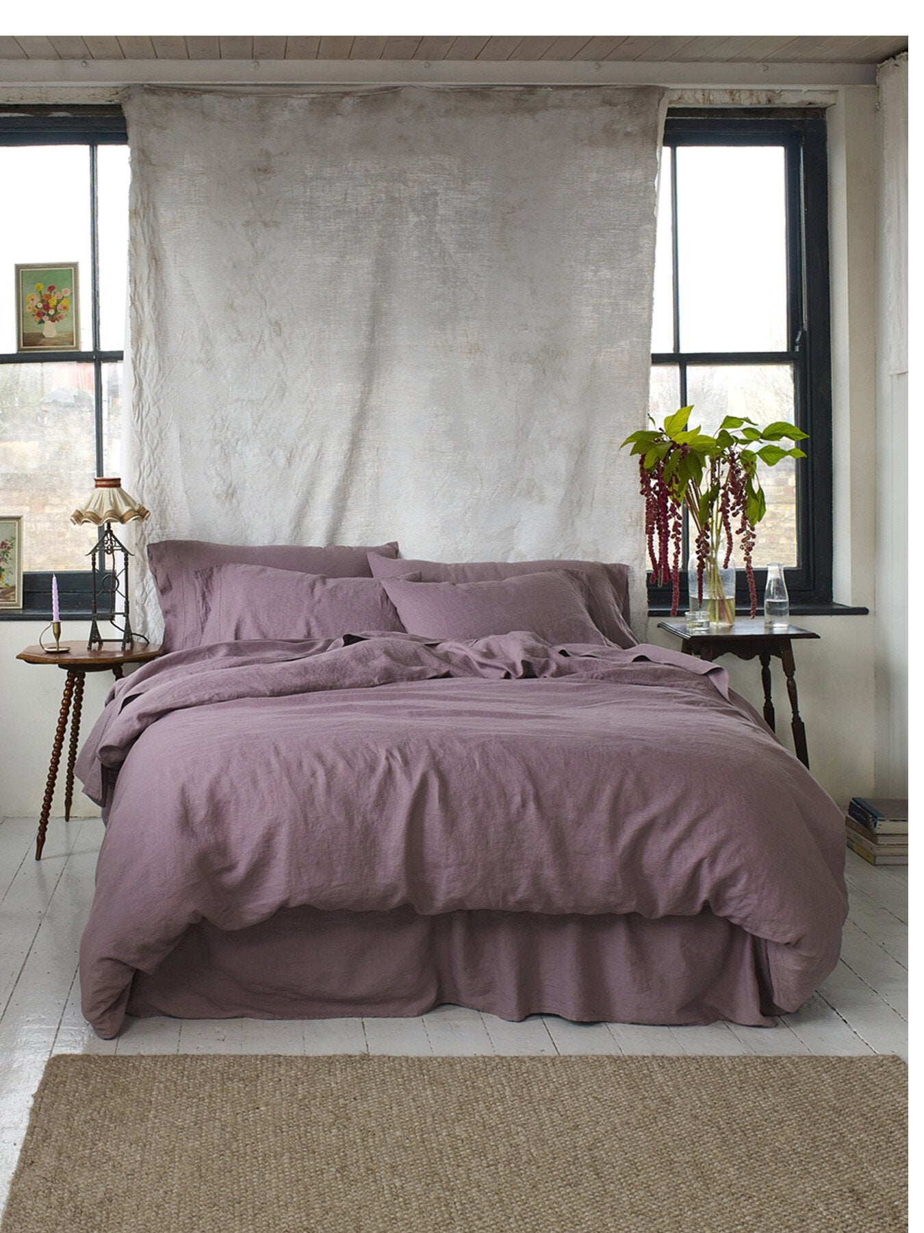Plain Linen Flat Sheet