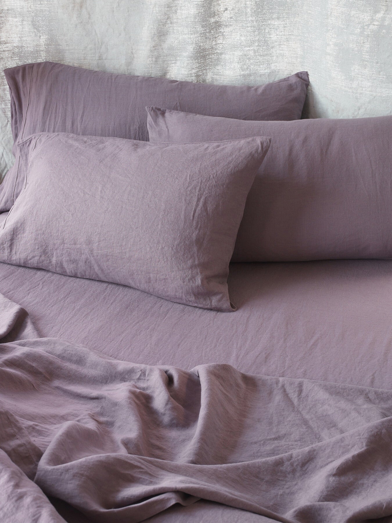 Plain Linen Fitted Sheet