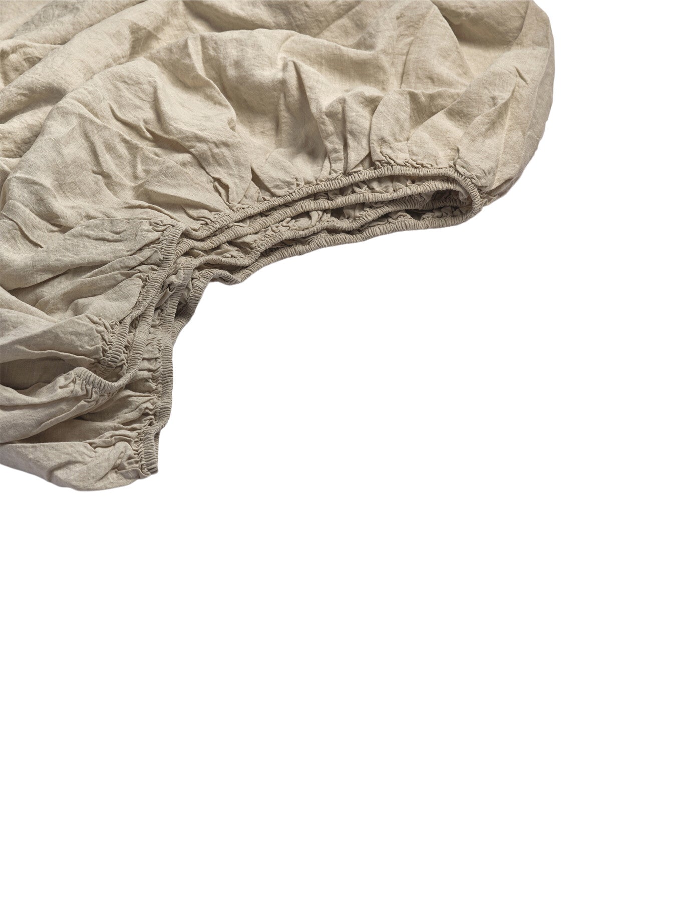 Plain Linen Fitted Sheet