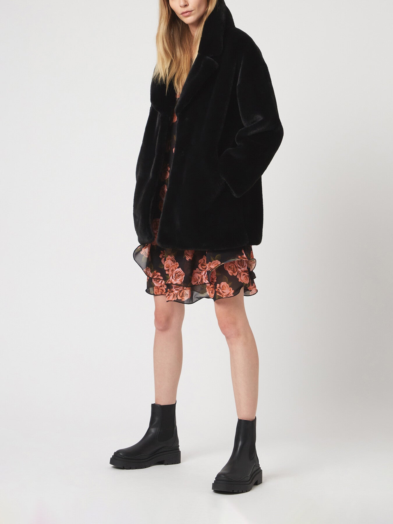 Faux Fur Coat