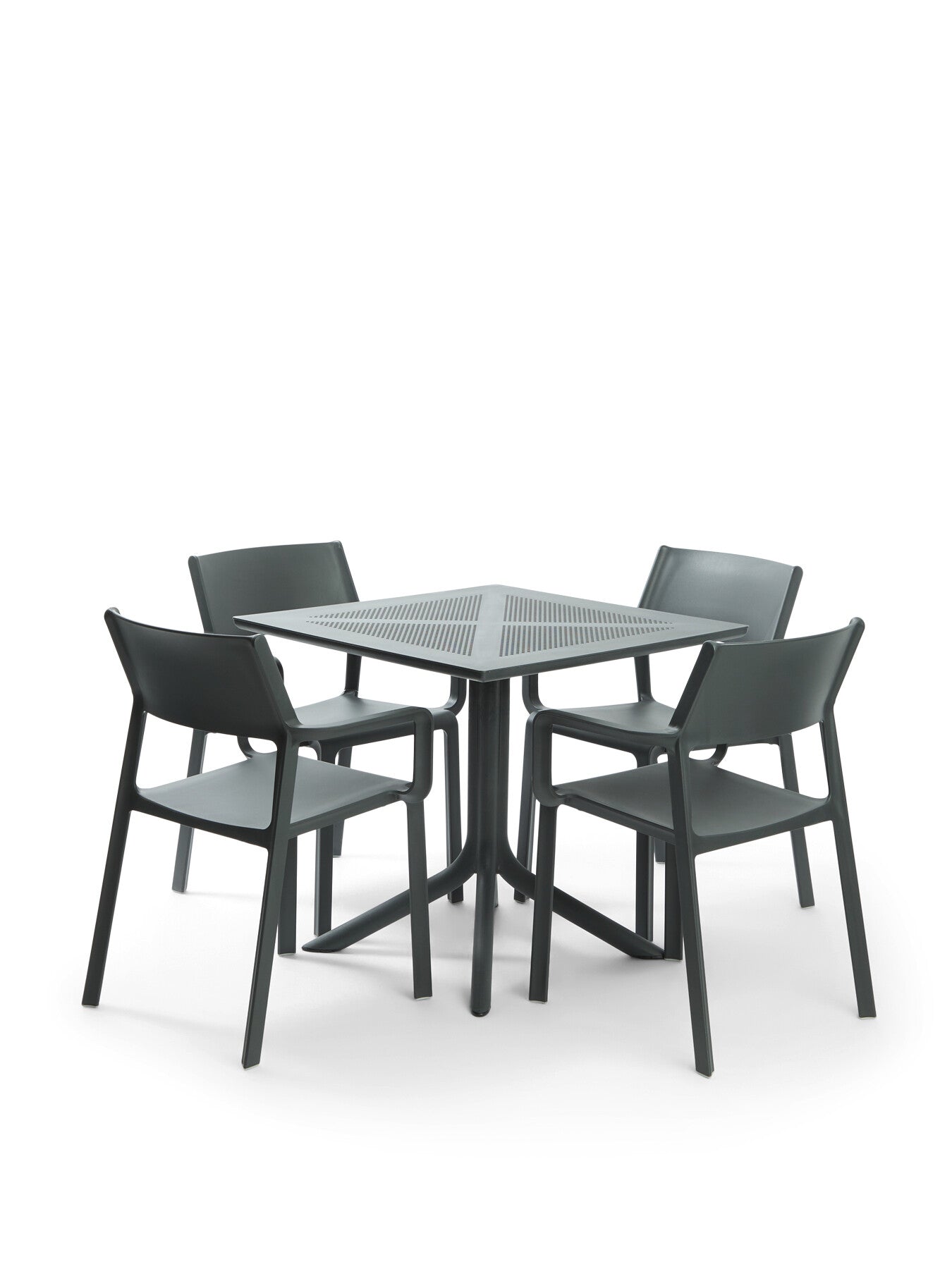 Clip X 80 4 Seat Dining Set Table Set with Dining