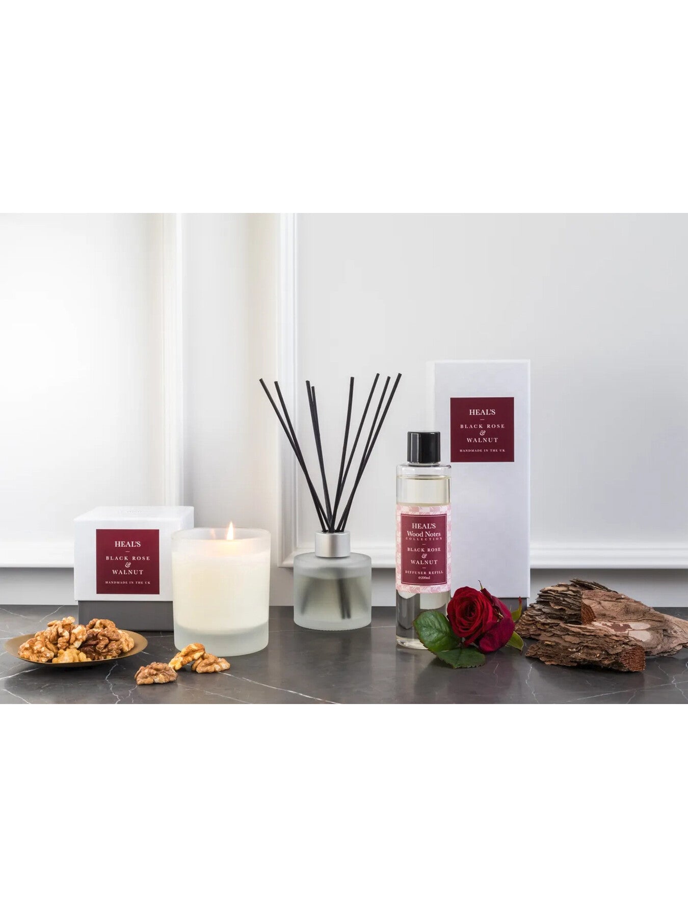 Black Rose & Walnut Diffuser Refill