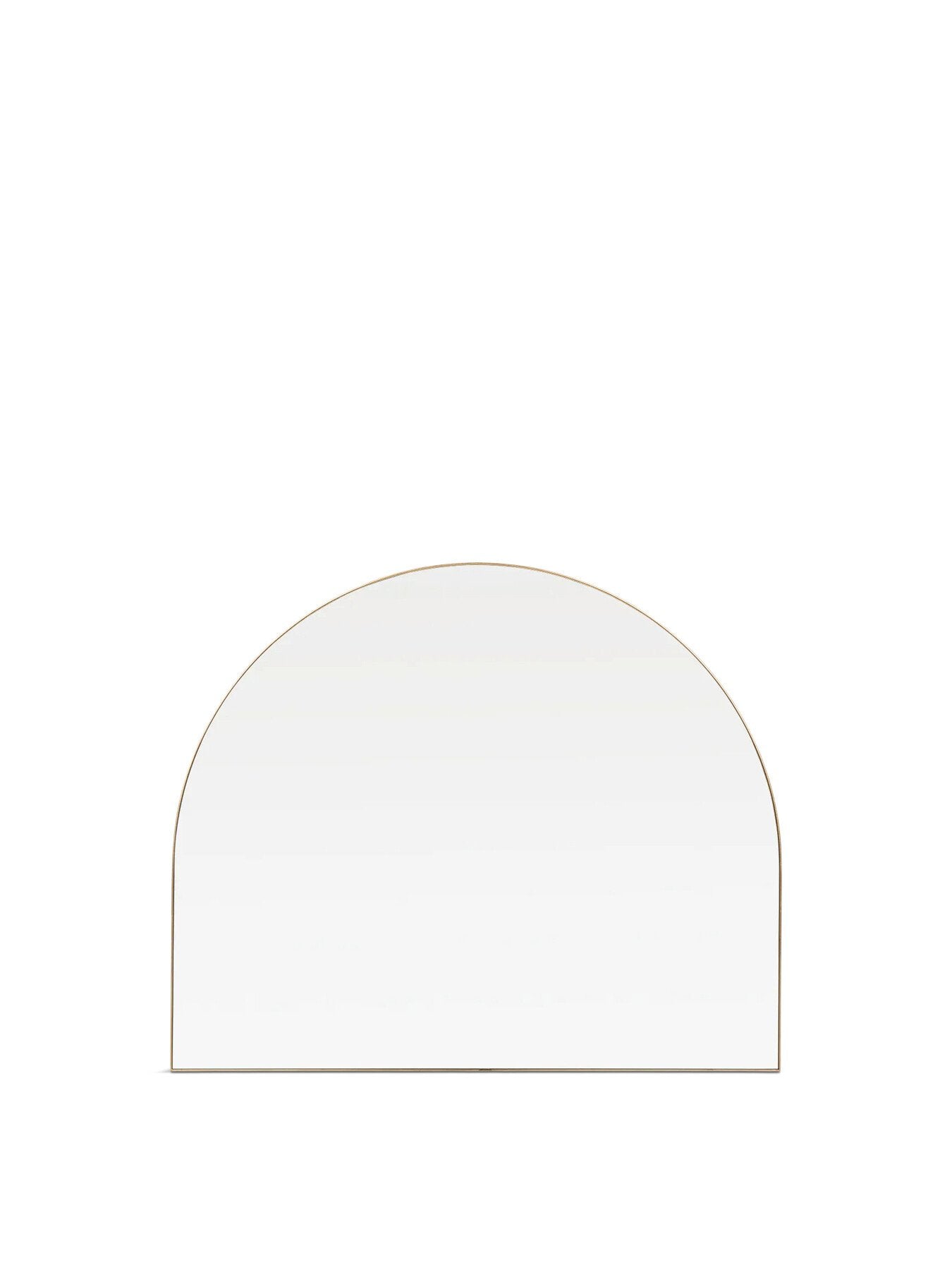 Fine Edge Mirror Over Mantle