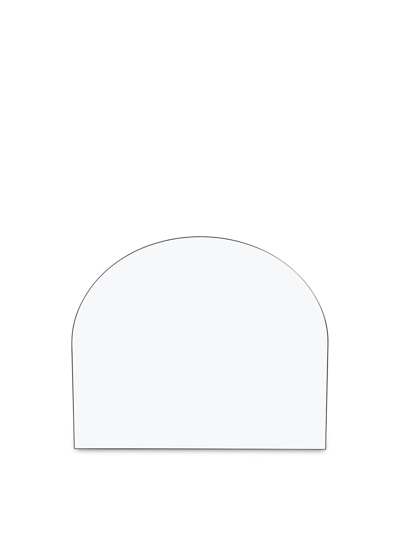 Fine Edge Mirror Over Mantle