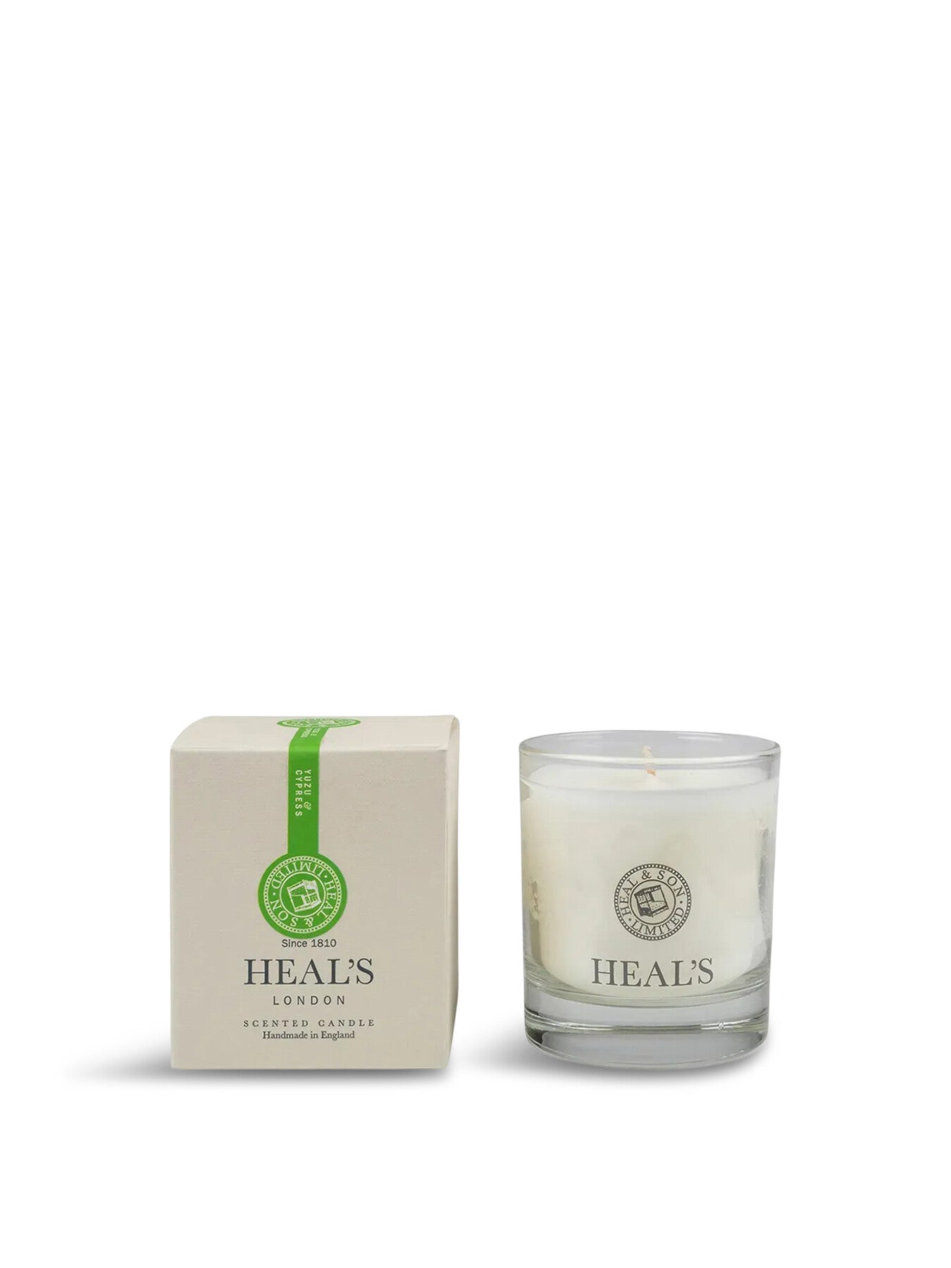 Yuzu & Cypress Scented Glass Candle