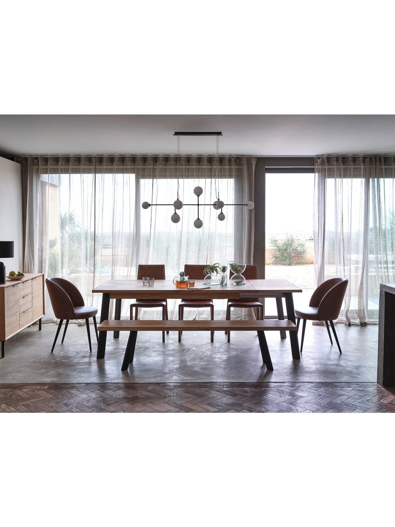 Nova Extending Dining Table White Oiled Oak