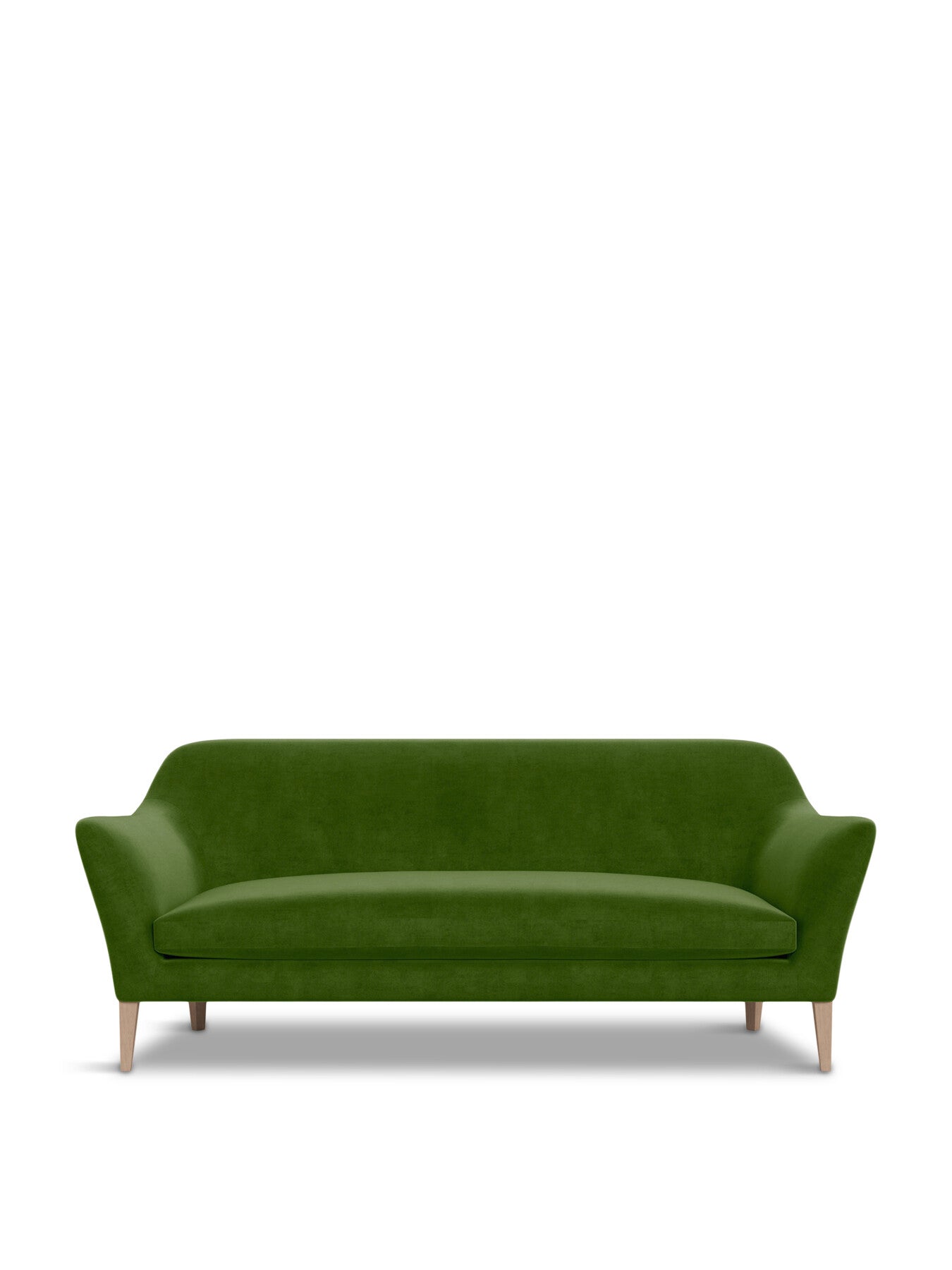 Wallis 4 Seater Sofa Smart Luxe Velvet Grass