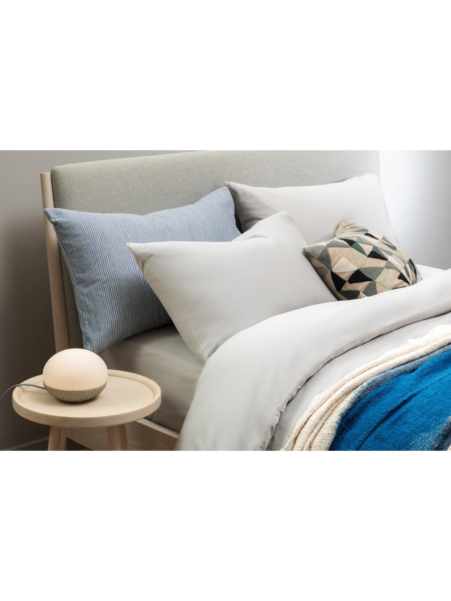 Organic Cotton Sateen Fitted Sheet