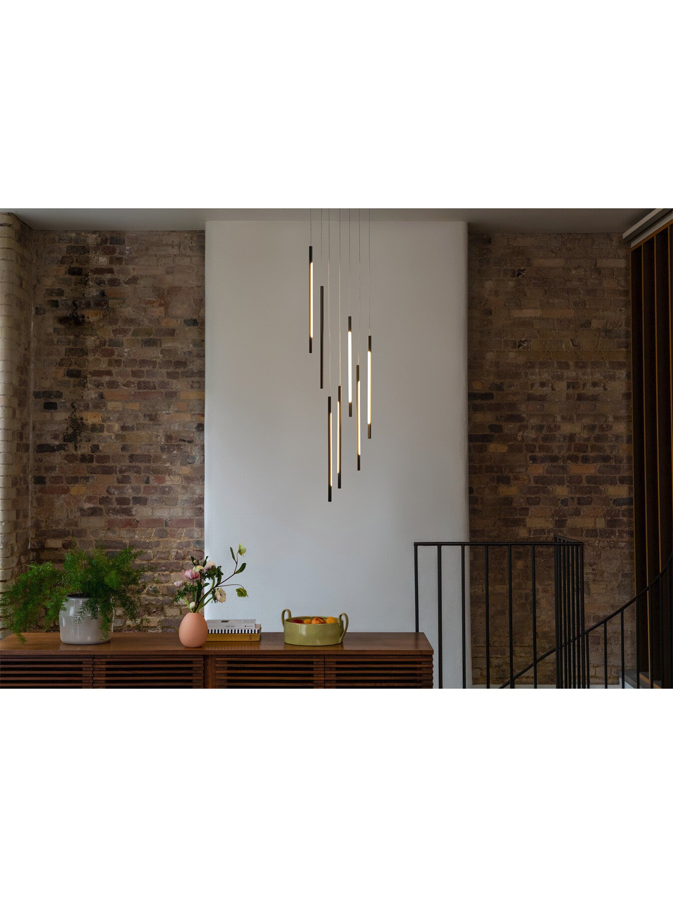 Saber LED Chandelier 7 Light Cluster Pendant