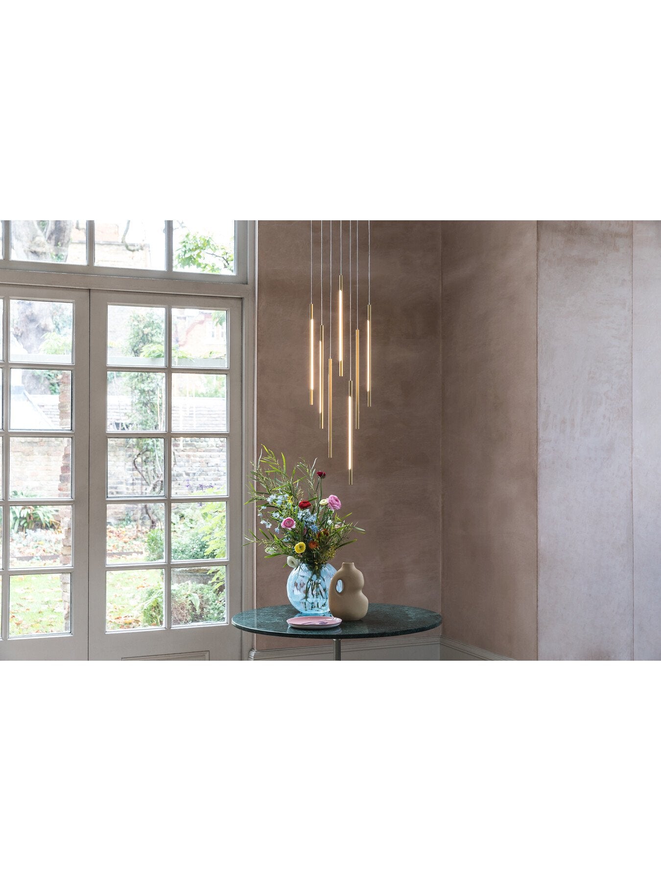 Saber LED Chandelier 7 Light Cluster Pendant