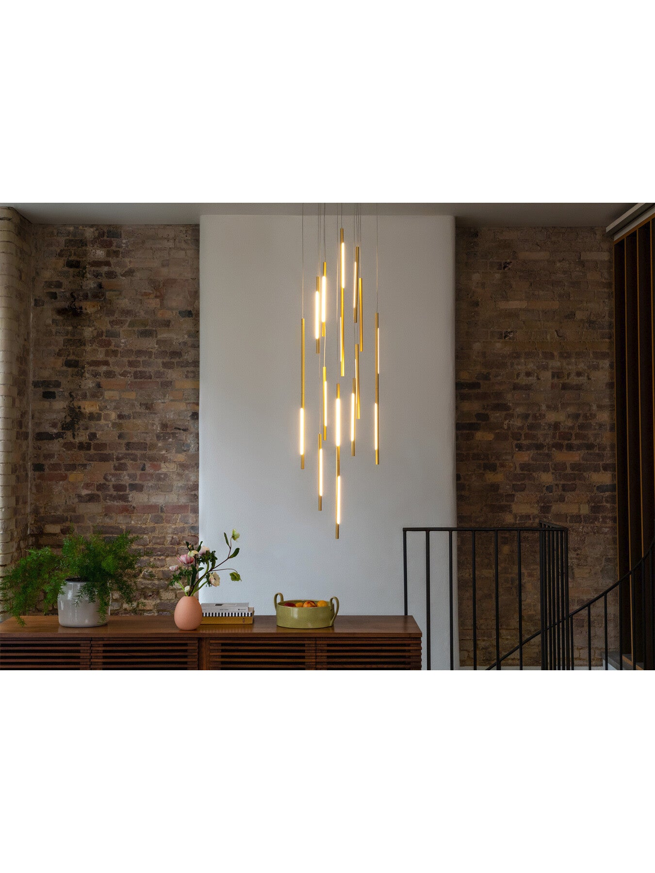 Saber LED Chandelier 12 Light Cluster Pendant
