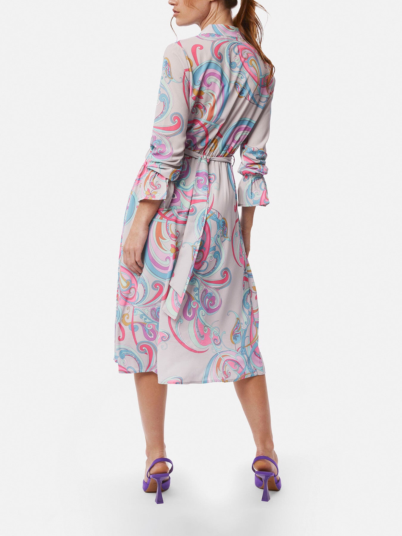 Printed Midi Dress
