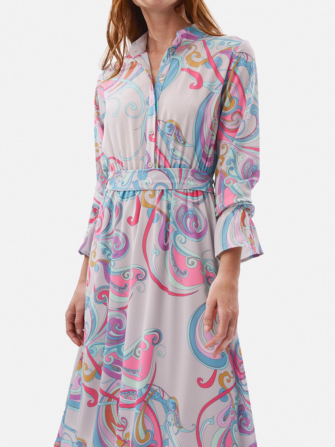 Printed Midi Dress