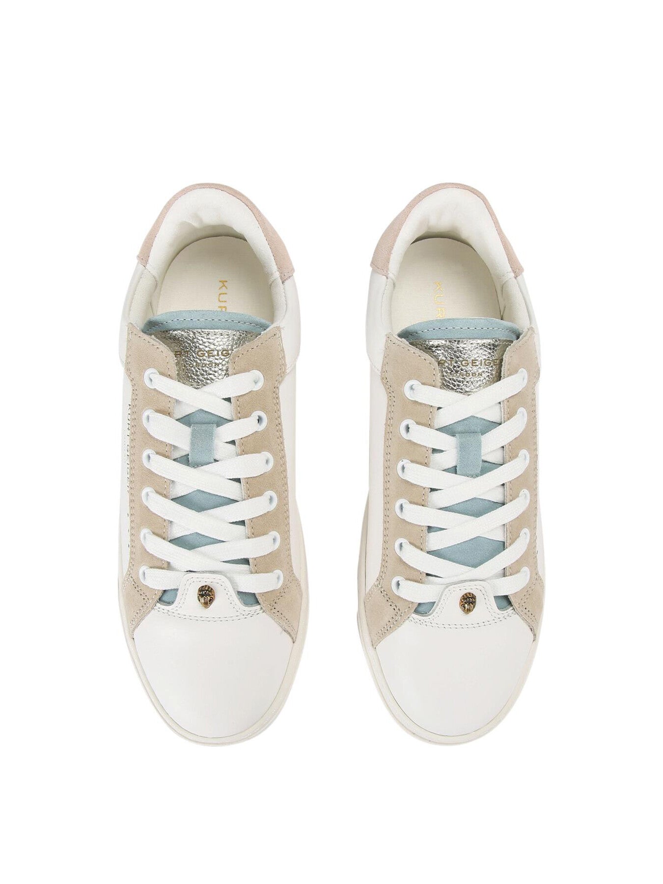 Kensington Cupsole Leather Lace Up Trainers