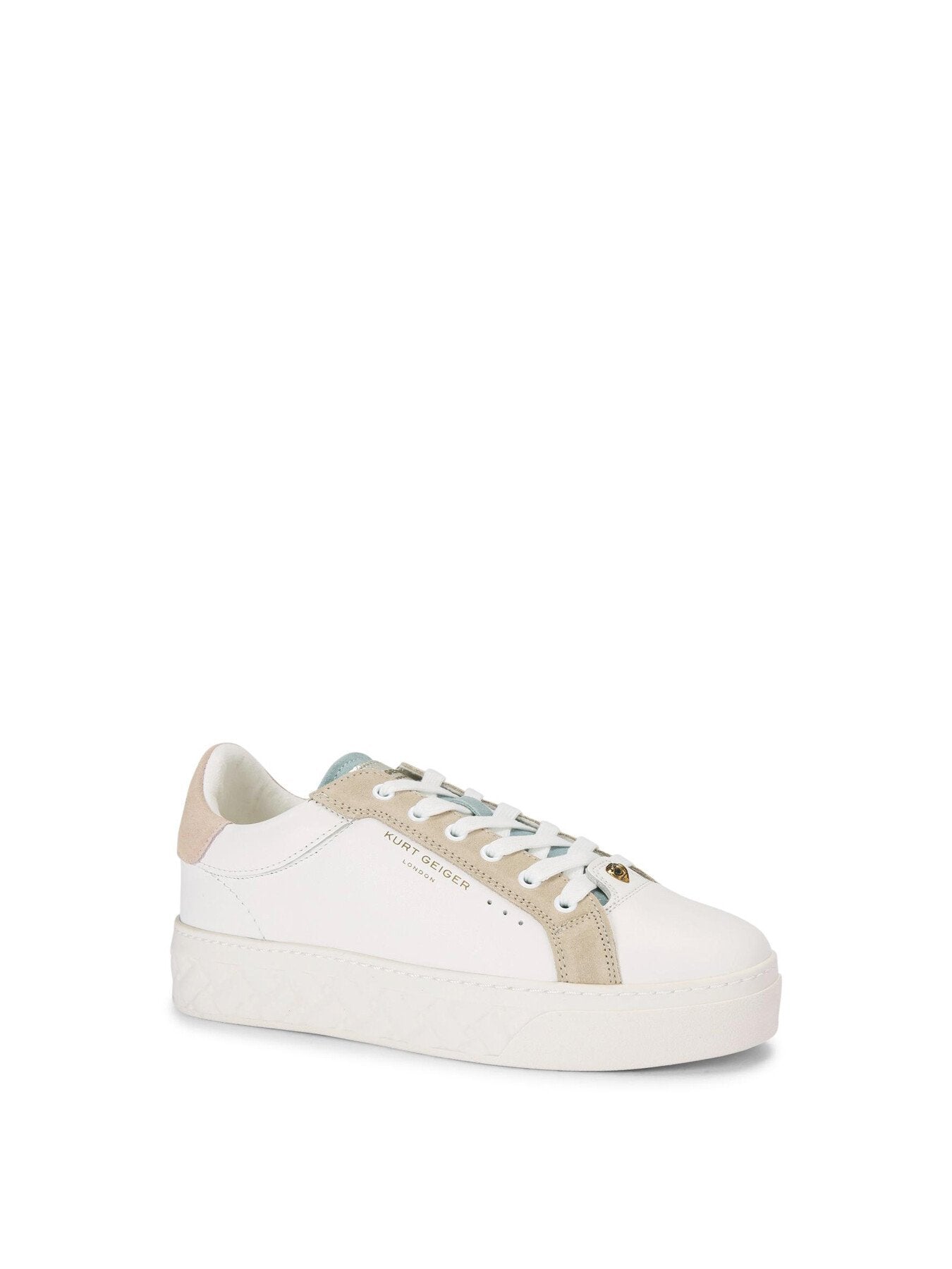 Kensington Cupsole Leather Lace Up Trainers