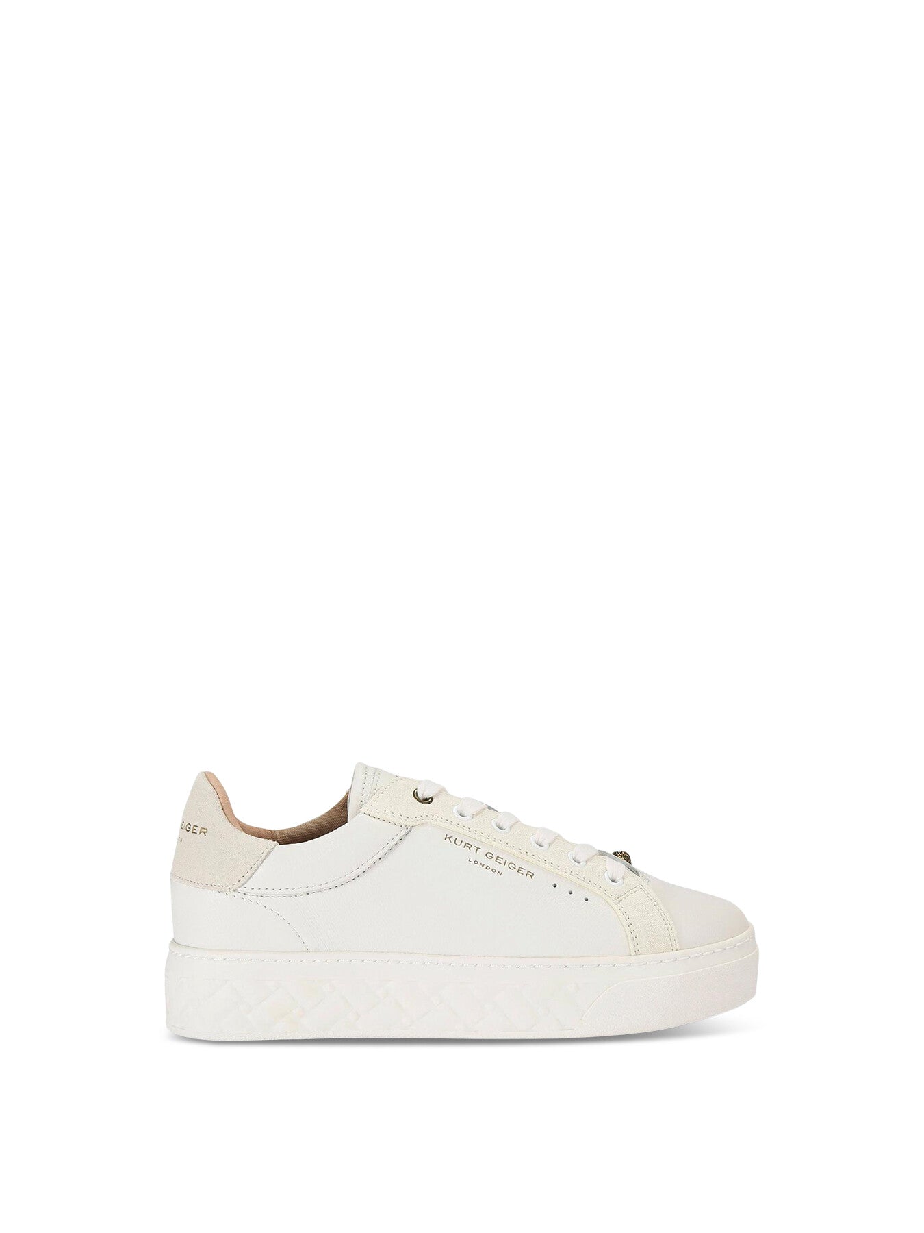 Kensington Cupsole Leather Lace Up Trainers