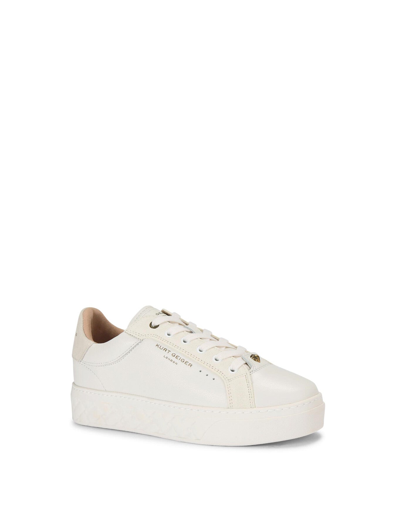 Kensington Cupsole Leather Lace Up Trainers