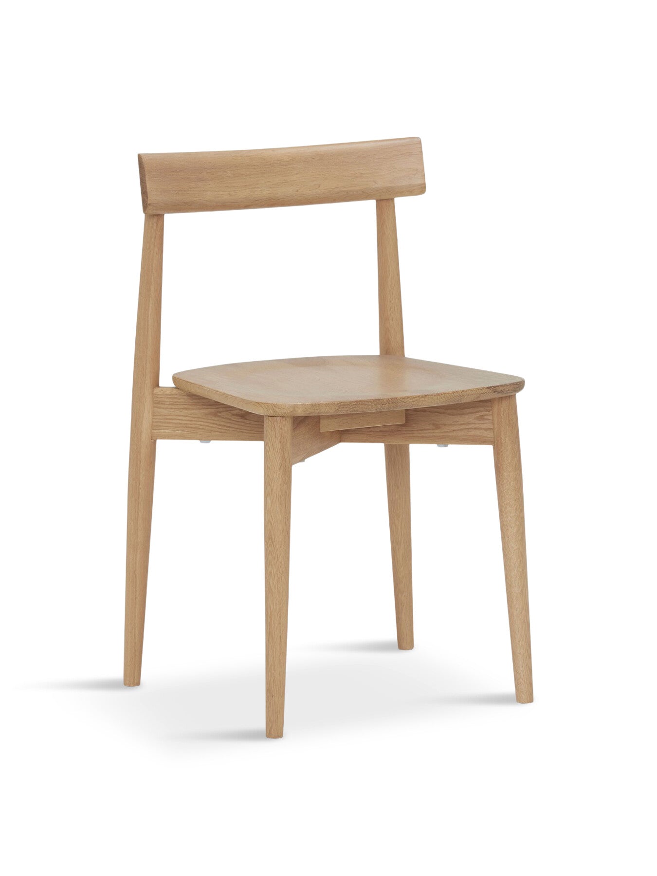 Ava Wood Open Back Dining Chair