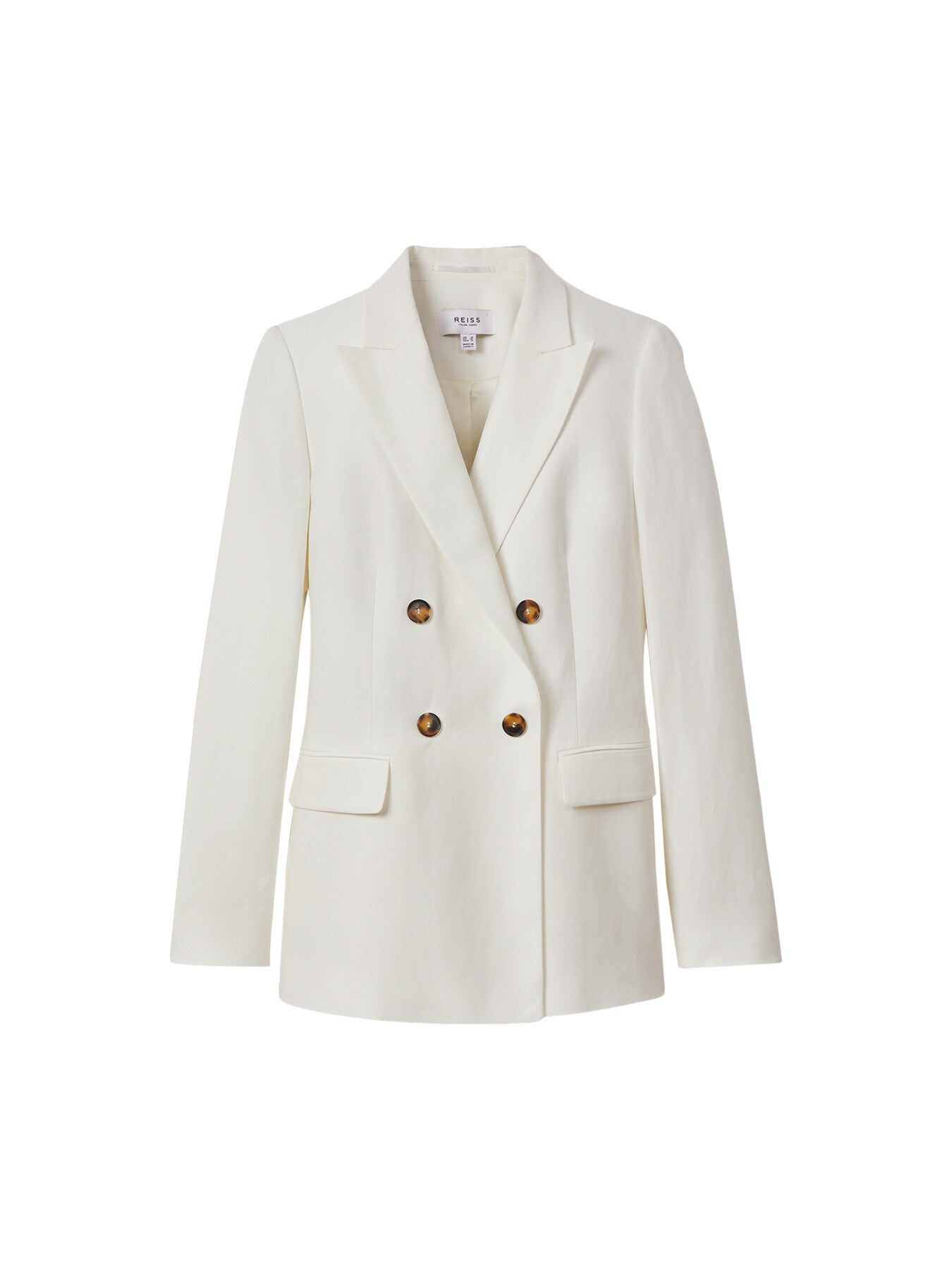 Lori Viscose-Linen Double Breasted Suit Blazer