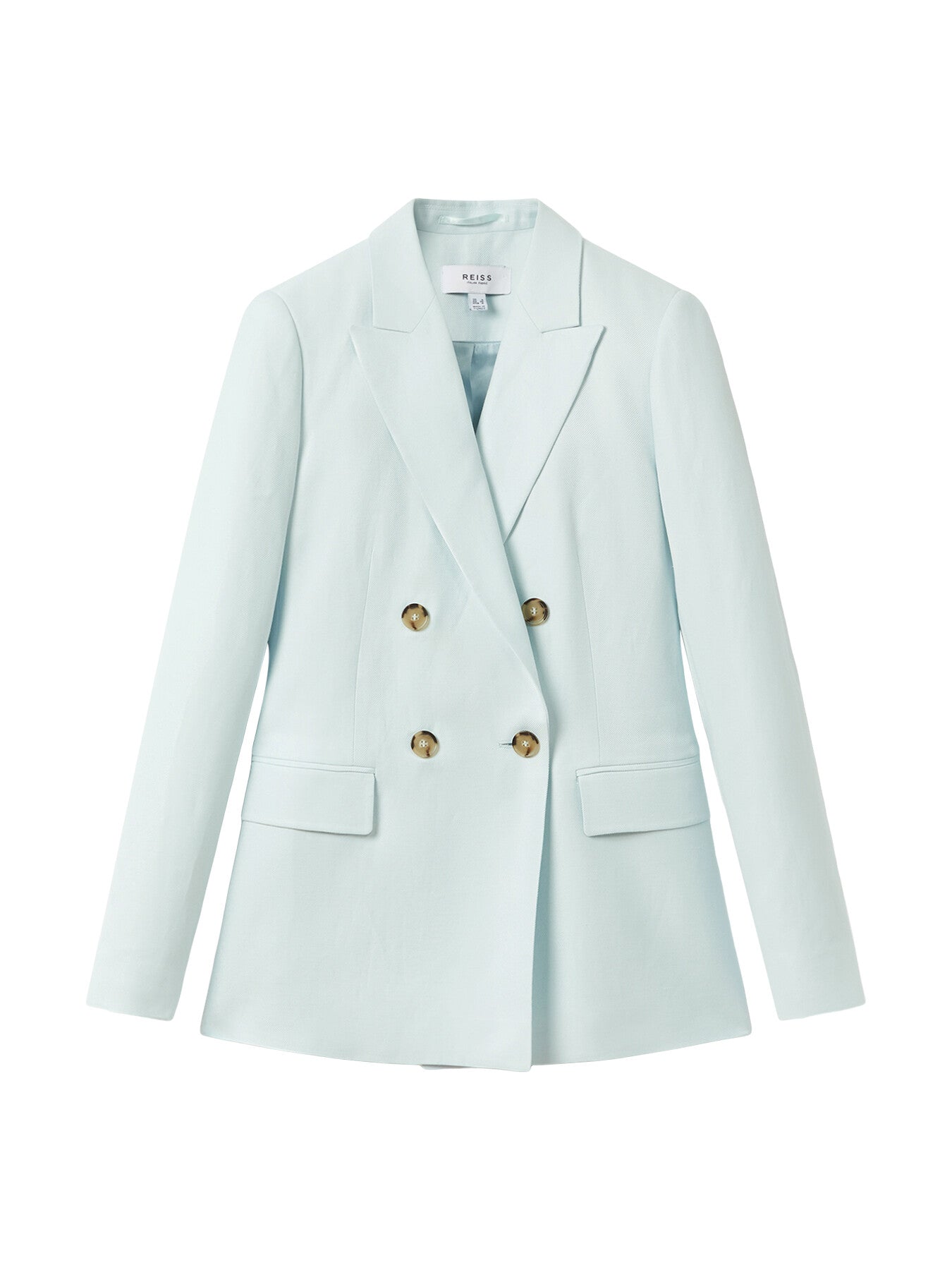 Lori Viscose-Linen Double Breasted Suit Blazer