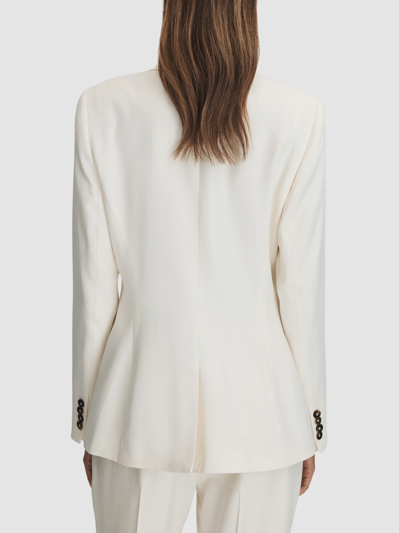 CreamMillie Tailored Single Breasted Suit Blazer