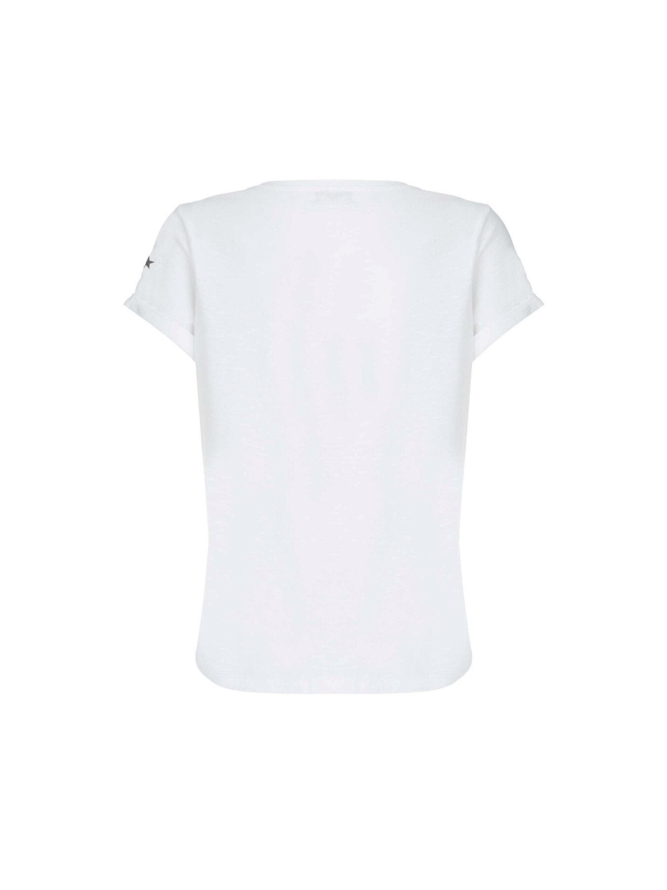 White Cotton Star T-Shirt