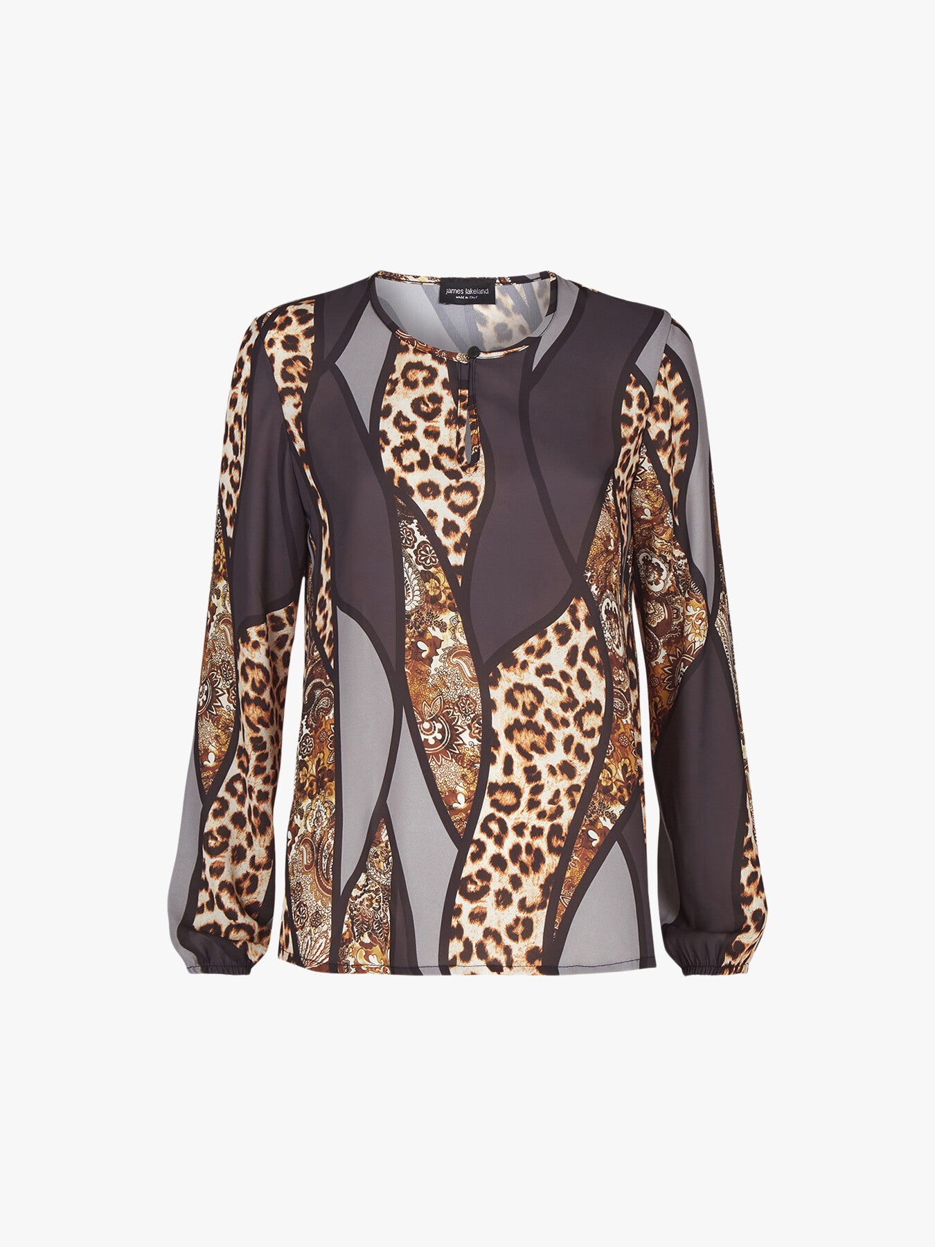 Leopard Detail Print Blouse