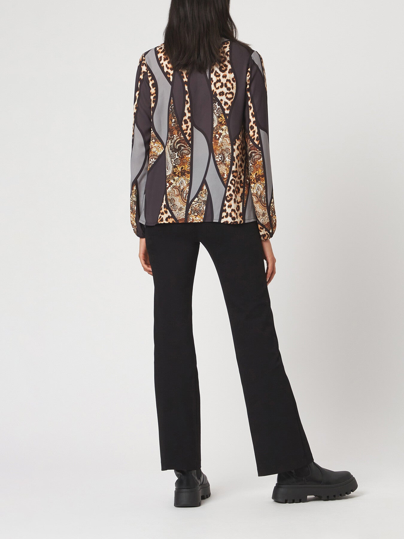 Leopard Detail Print Blouse