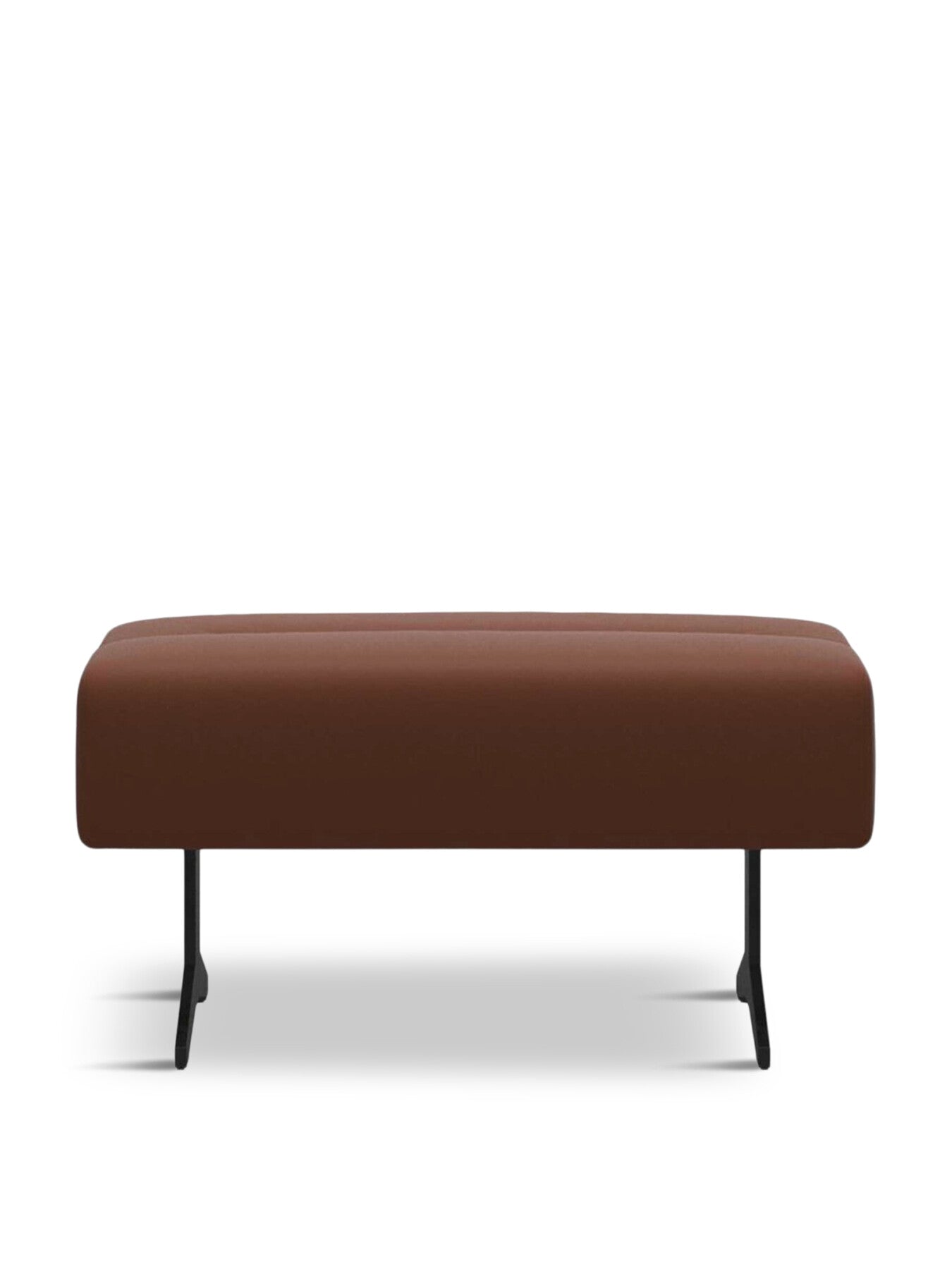 Stella Leather Large Ottoman