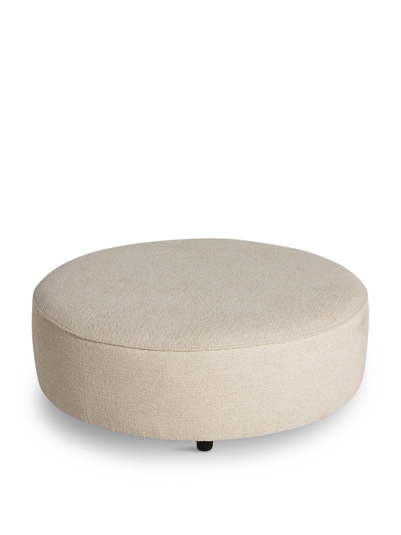 Round Fabric Footstool