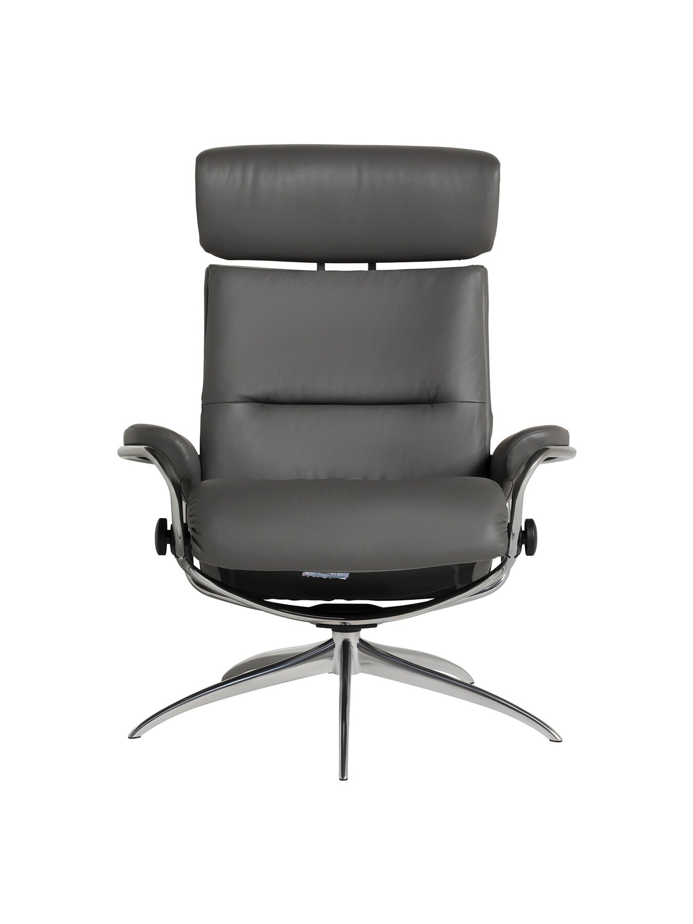 Tokyo Leather Recliner Chair And Footstool