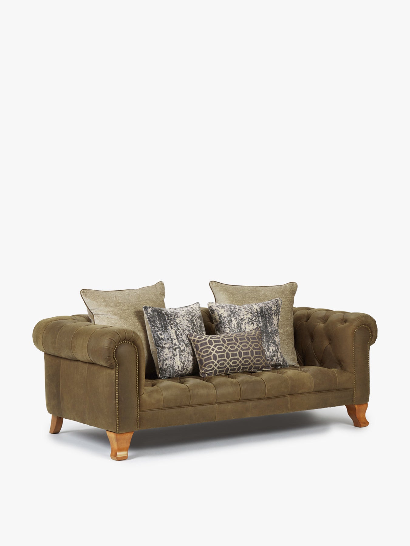 Coco Shallow Midi Sofa in Jin Black