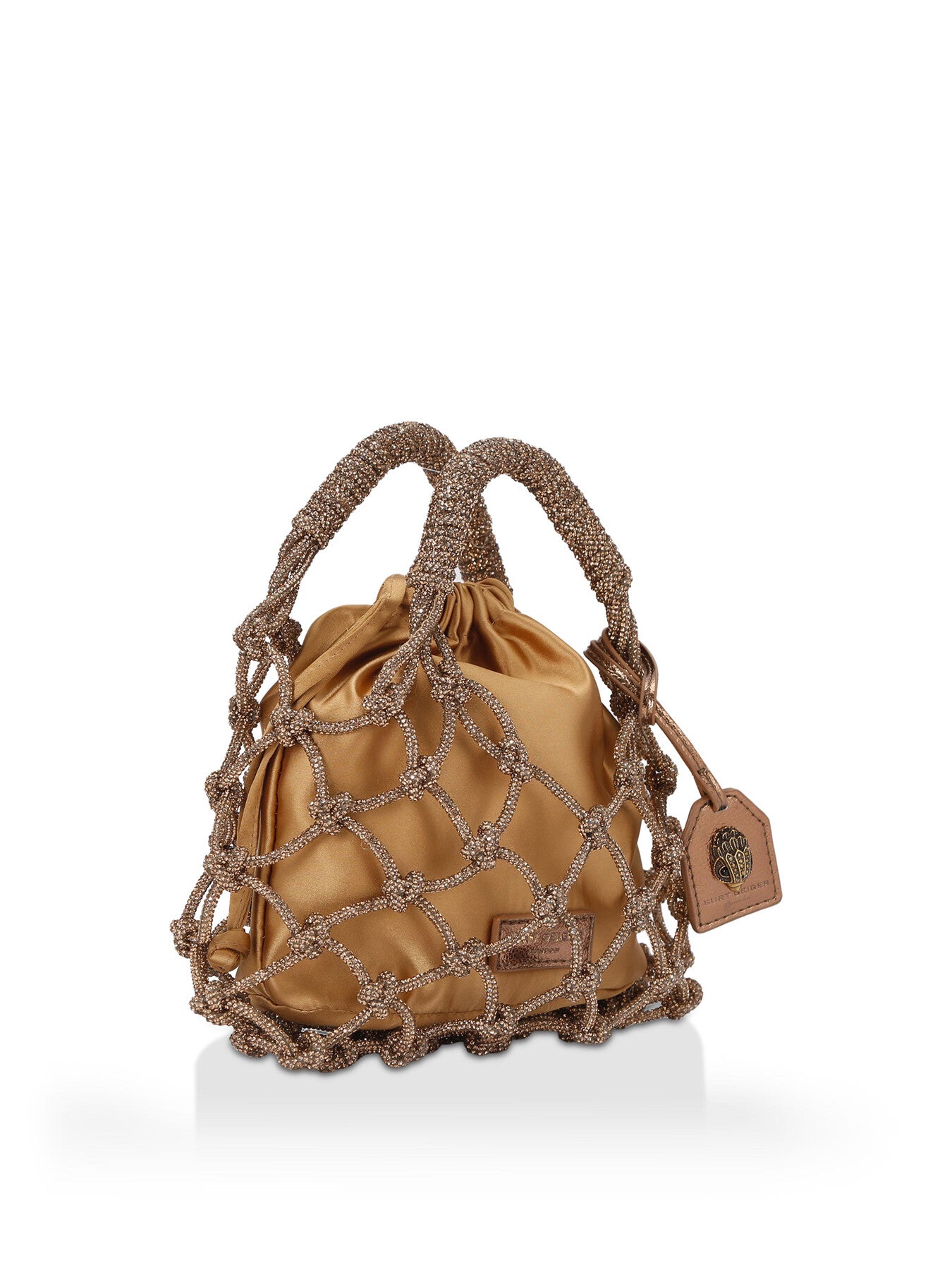 SMALL MACRAME CRYSTAL BAG