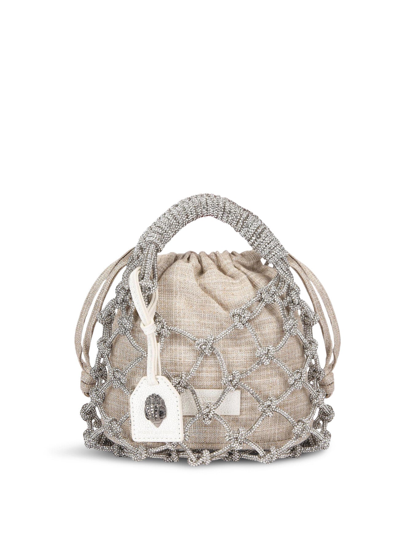 SMALL MACRAME CRYSTAL BAG