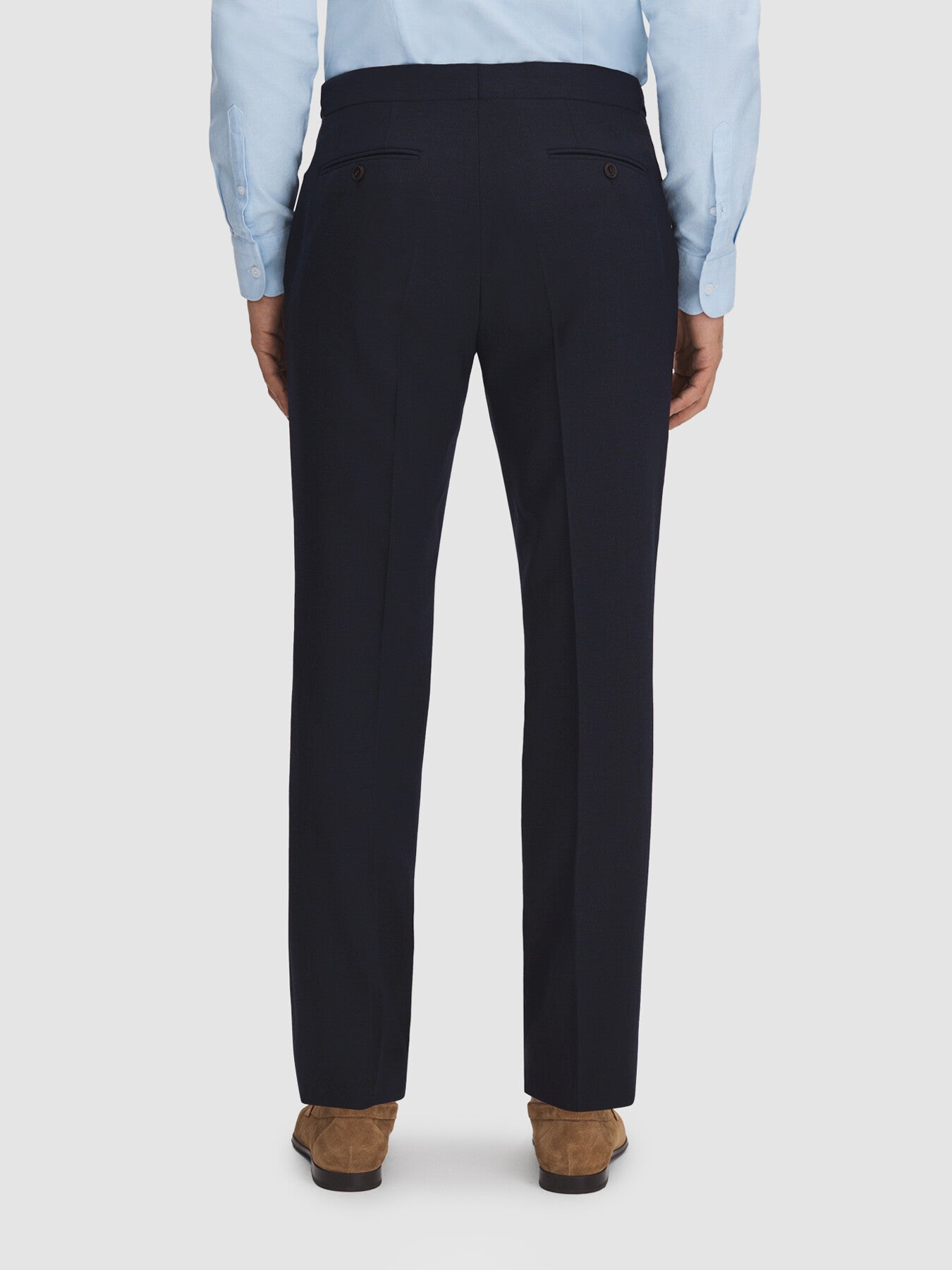 Navy BlueBelmont Slim Fit Side Adjuster Trousers
