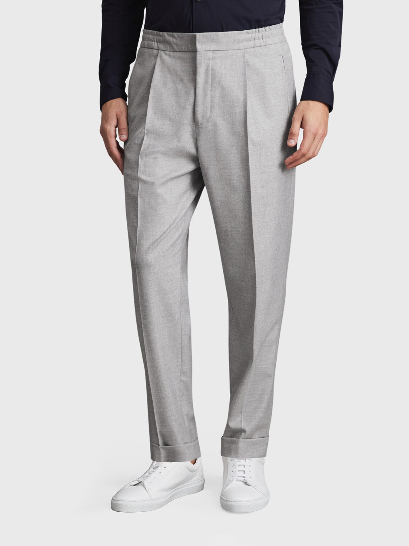 GreyBrighton Relaxed Rolled Hem Trousers