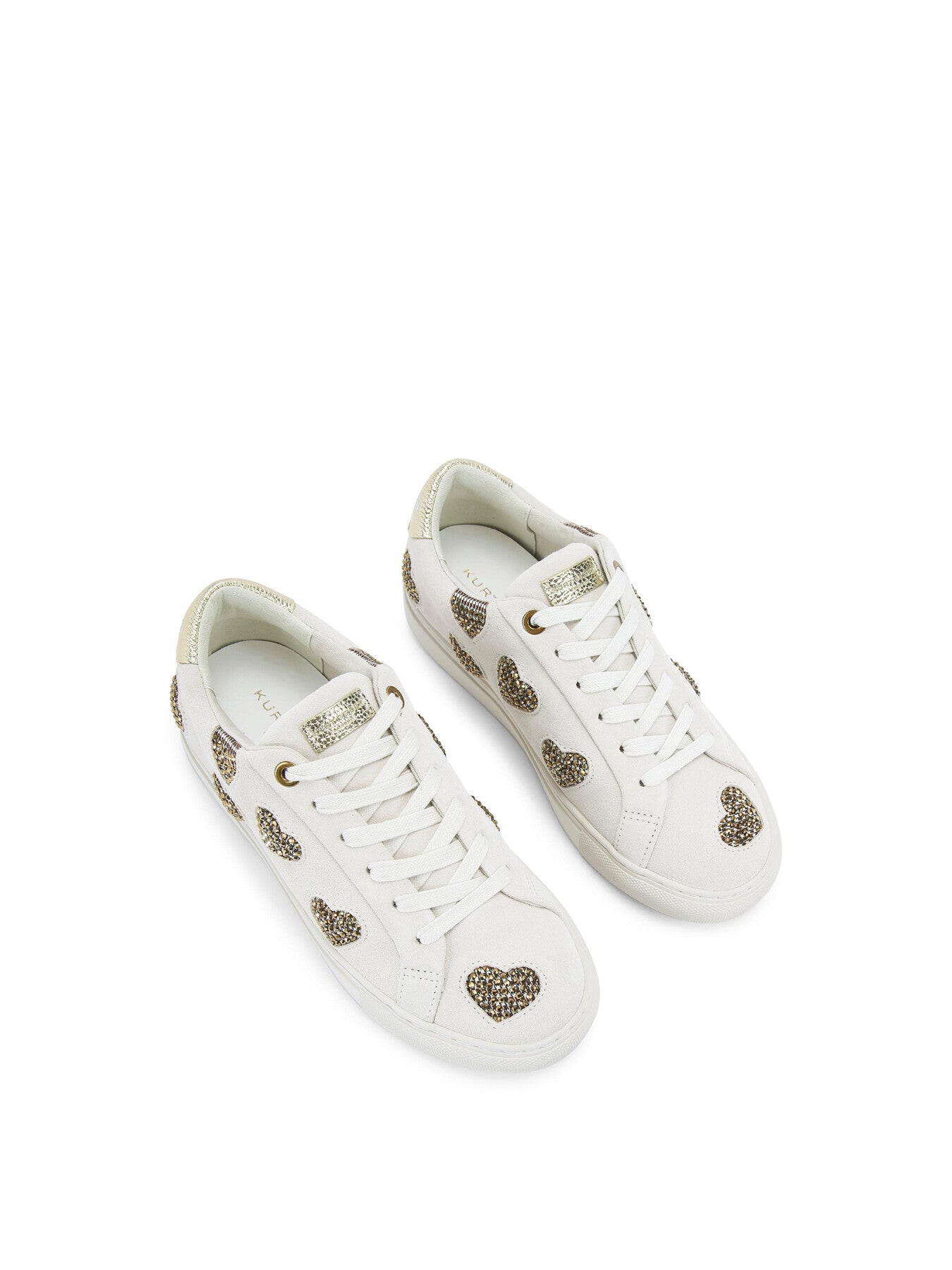 Lane Love Leather Lace Up Trainers