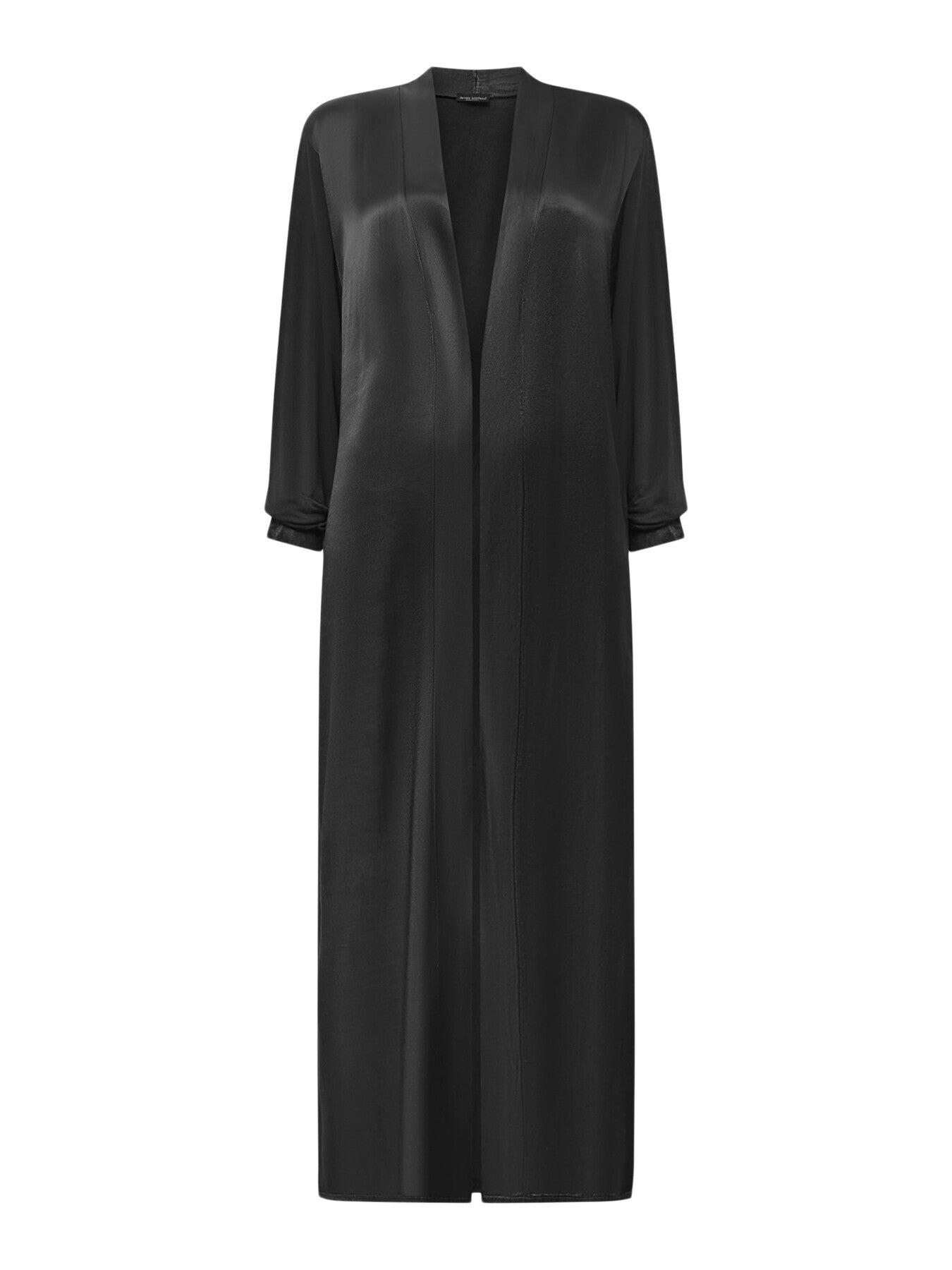Long Satin Cardigan