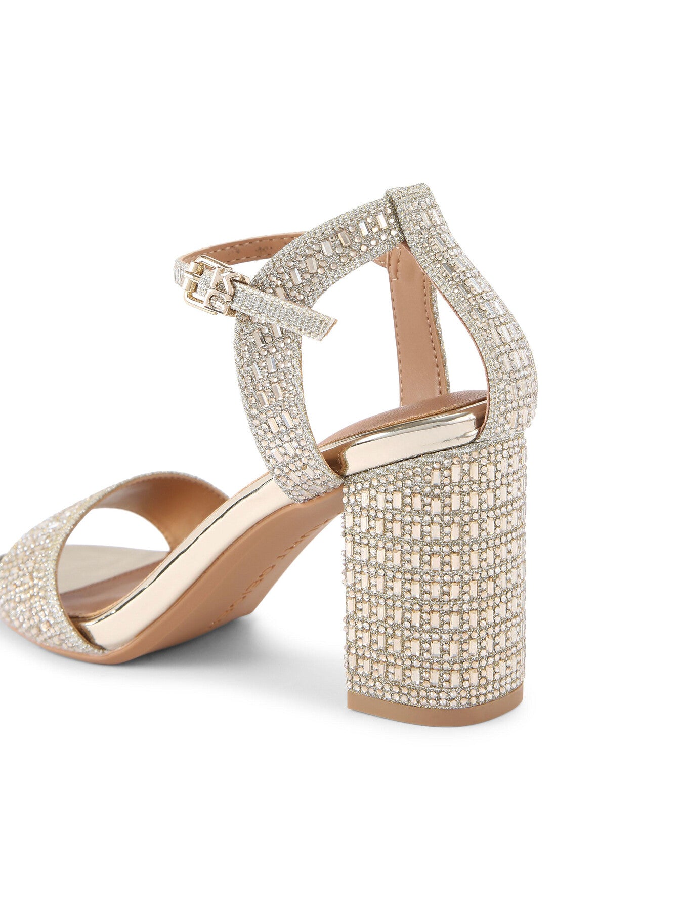 Fleur Bling Block Heels