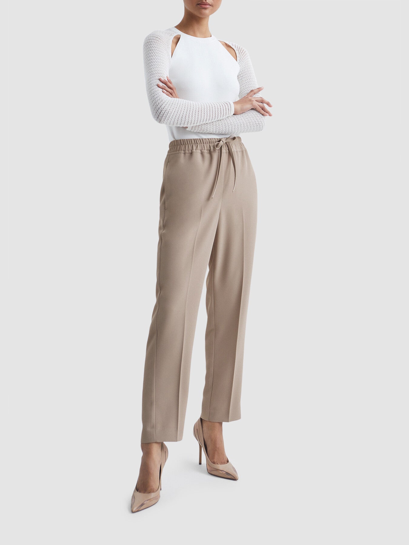 Hailey Tapered Pull On Trousers