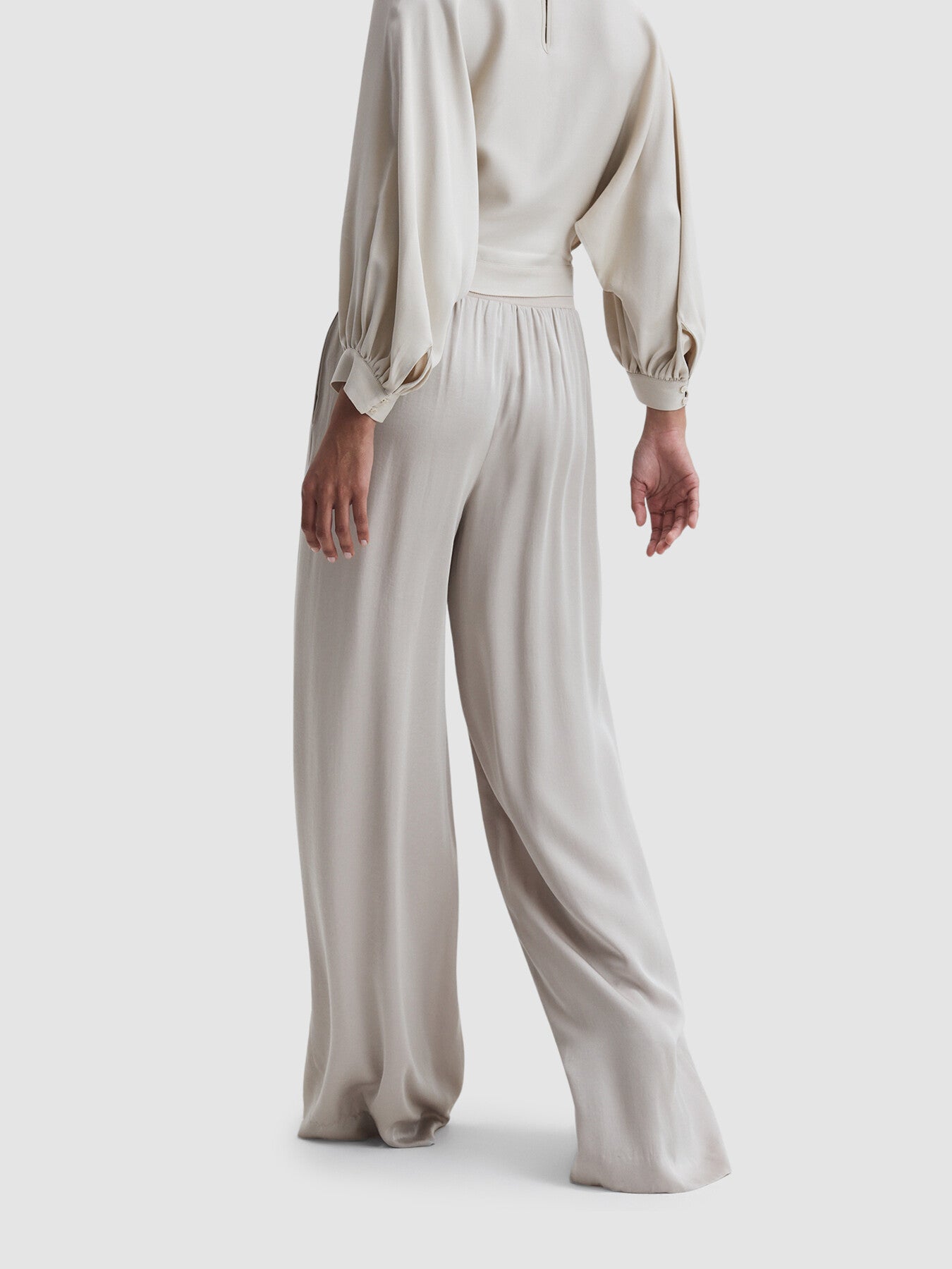 Imogen Wide Leg Elasticated Waist Trousers