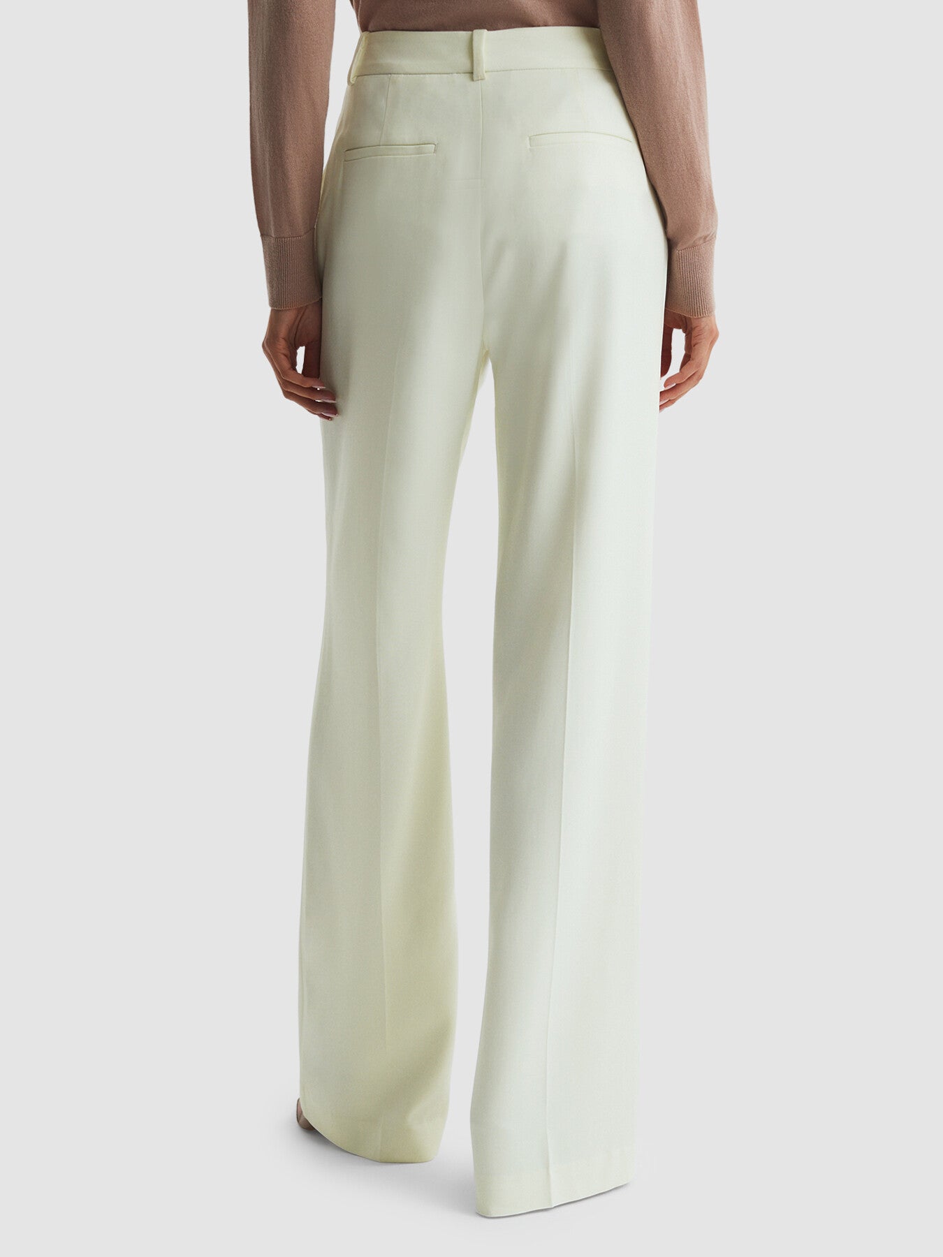 Liana Mid Rise Wide Leg Trousers